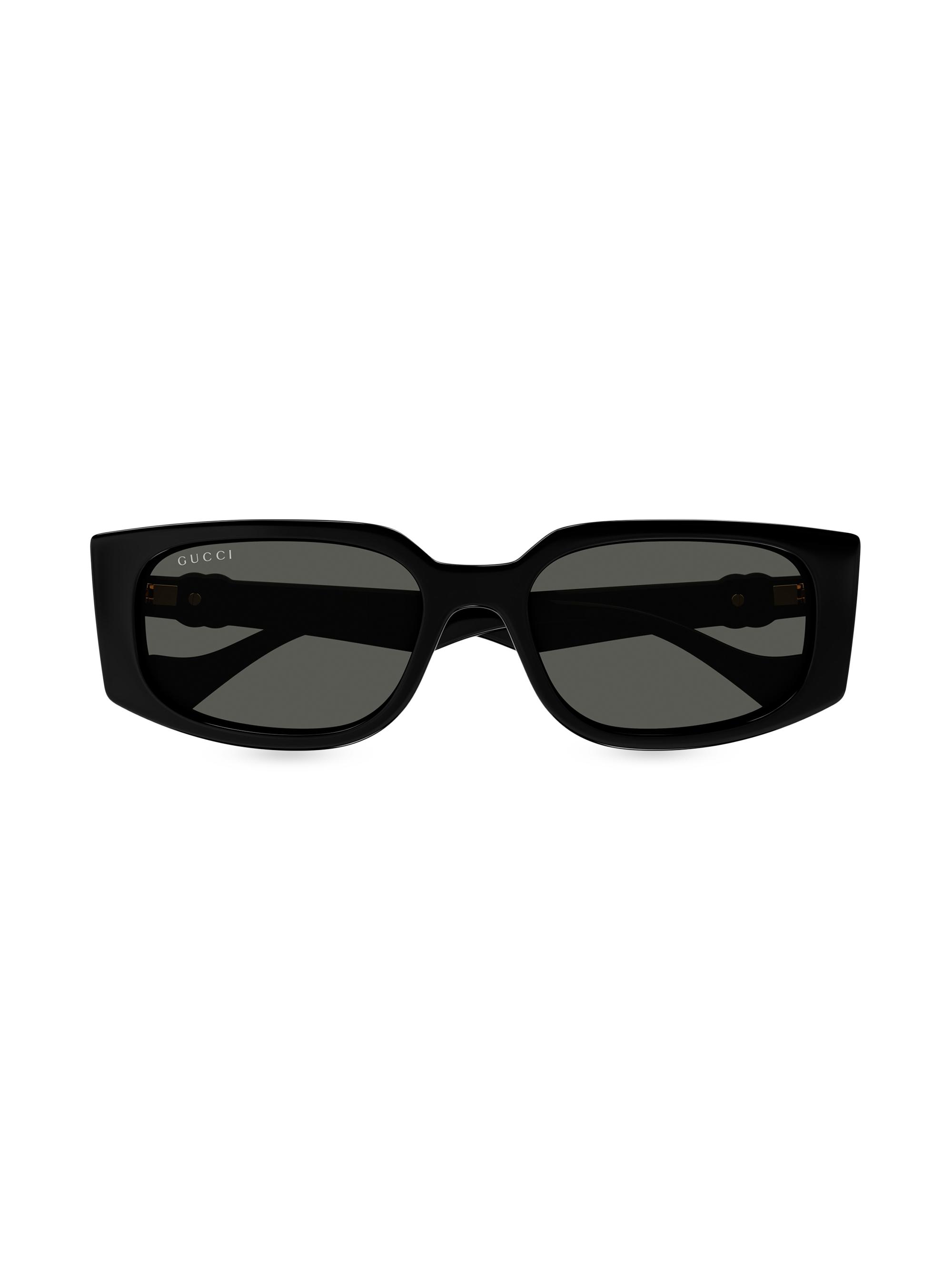 GUCCI ブラック Gucci Aspen 55MM Square Sunglasses | Saks Fifth Avenue