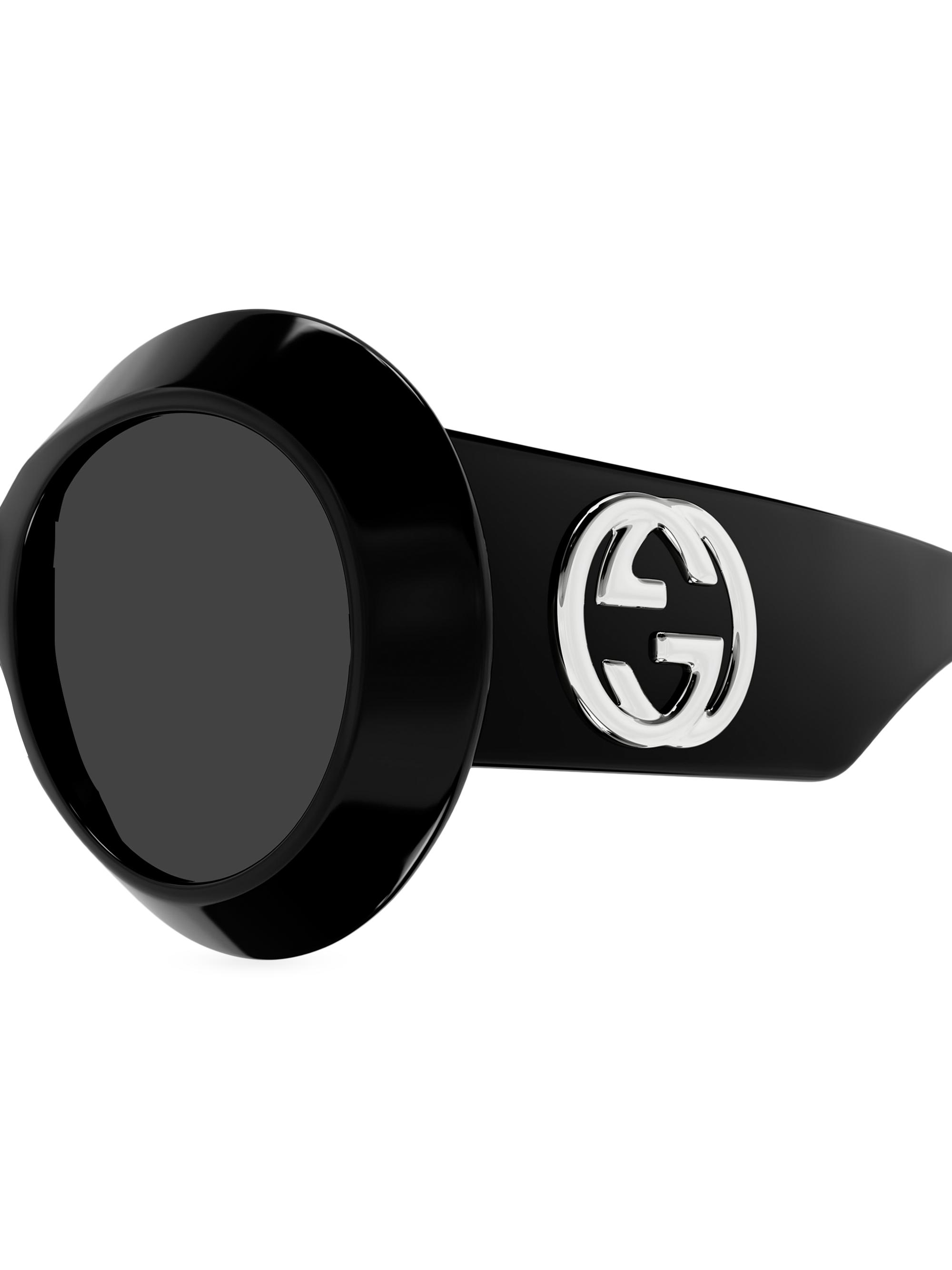 Gucci Fashion Show 54MM Round Sunglasses | Saks Fifth Avenue display picture 1