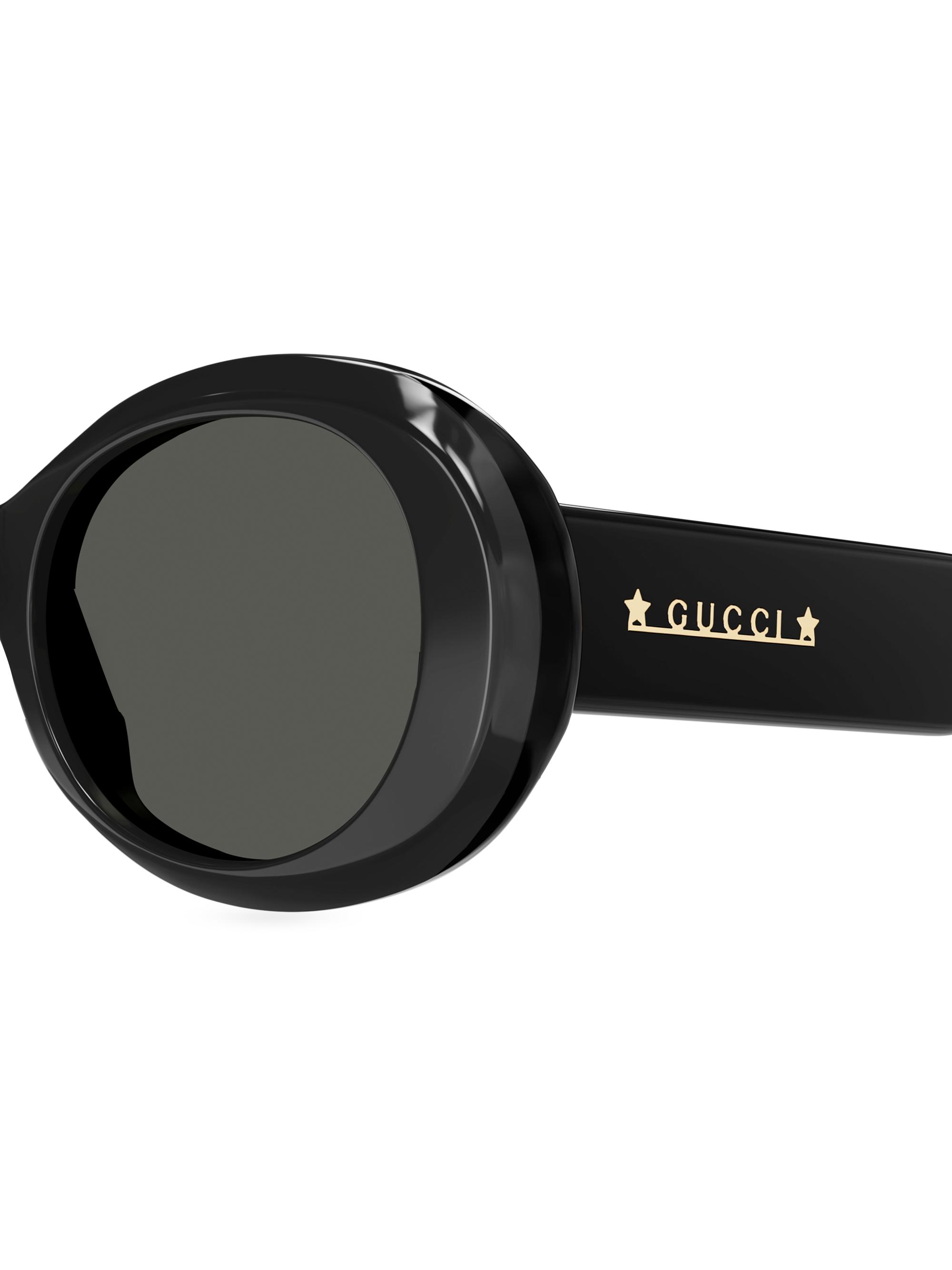 Gucci Gucci Symbol 52MM Oval Sunglasses | Saks Fifth Avenue