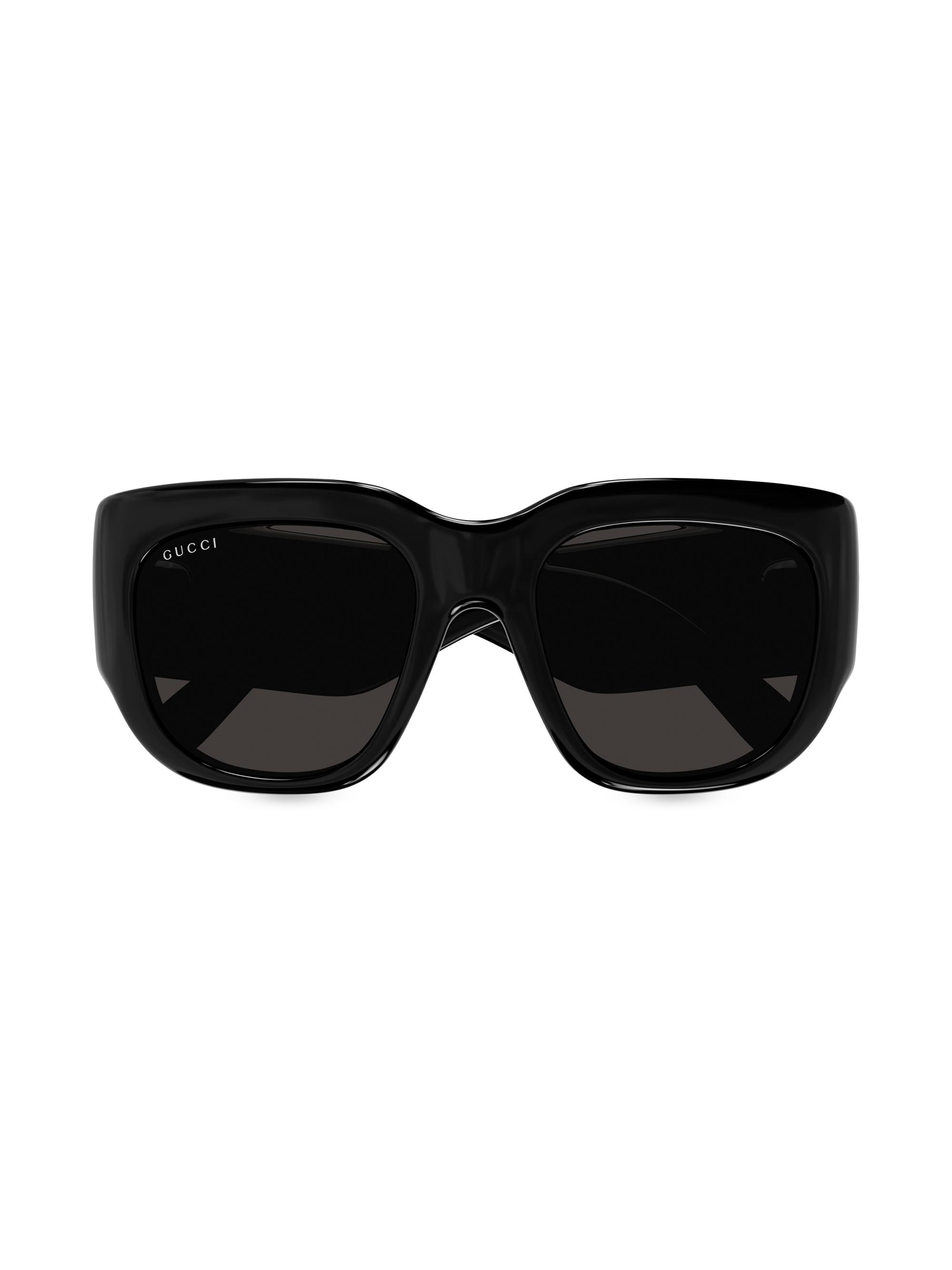 Gucci Marmont Monocolor 53MM Squared Sunglasses | Saks Fifth Avenue