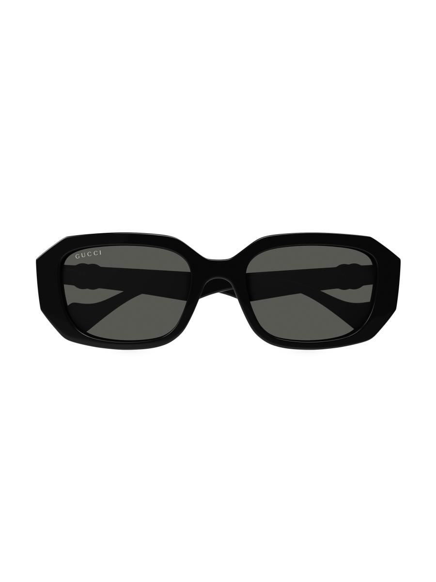 ● GUCCI ● サングラス Black / Grey Gradient / 54mm Gucci Oversize Black Square Grey Gradient 54mm Women's