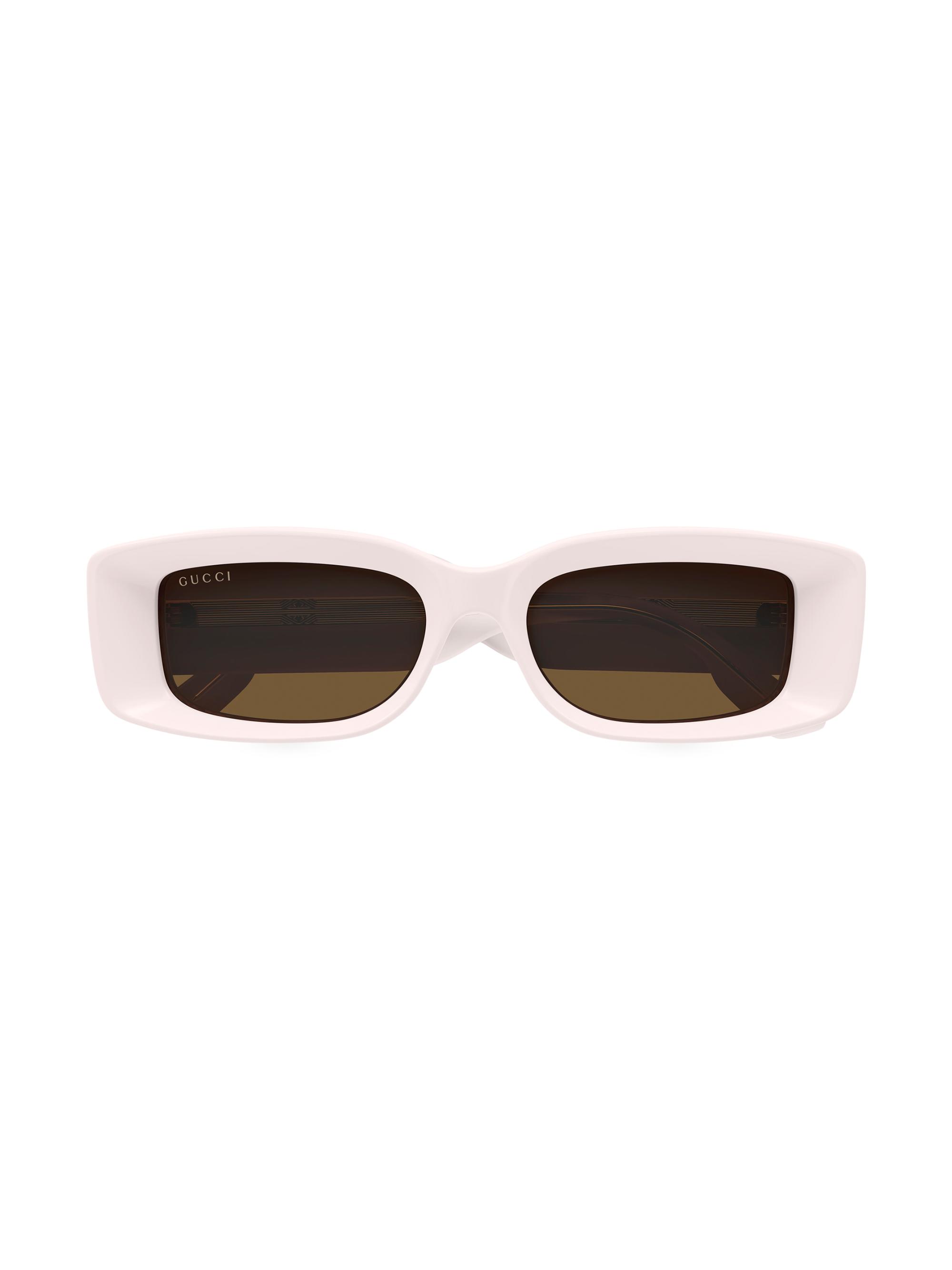 Gucci Women's Thickness 53MM Rectangular Sunglasses -  Brown