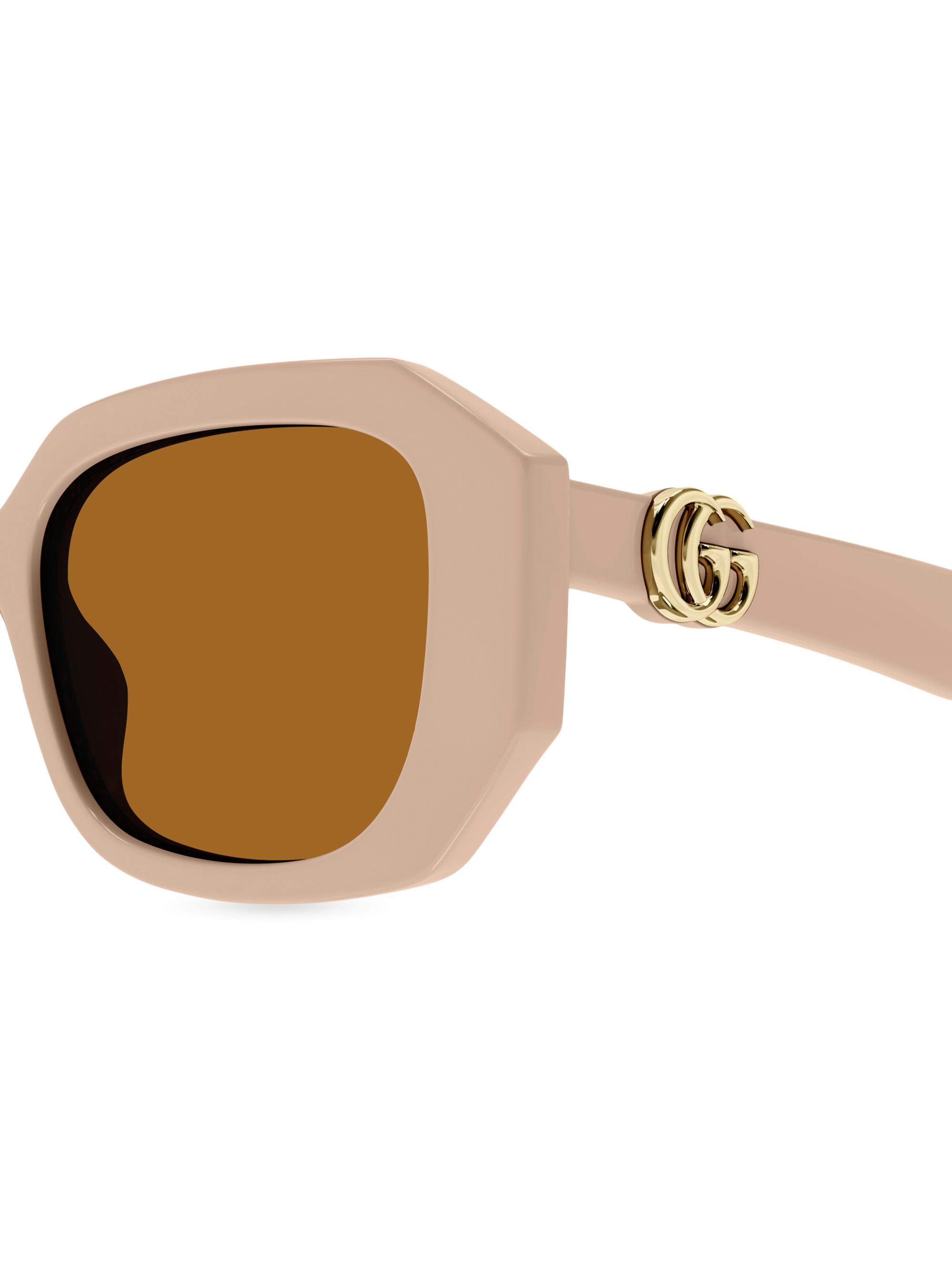 Gucci GG Generation Light 54MM Rectangular Sunglasses | Saks Fifth