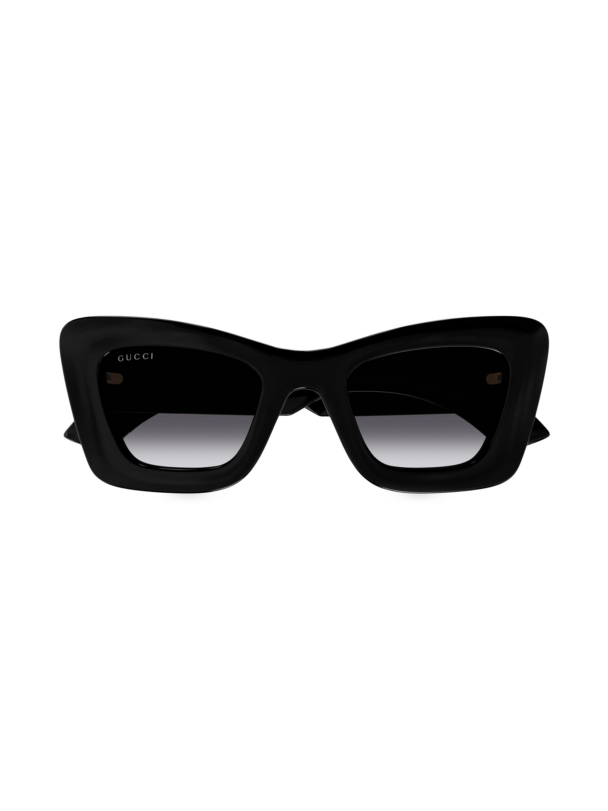 Gucci La Piscine 49MM Cat-Eye Sunglasses | Saks Fifth Avenue