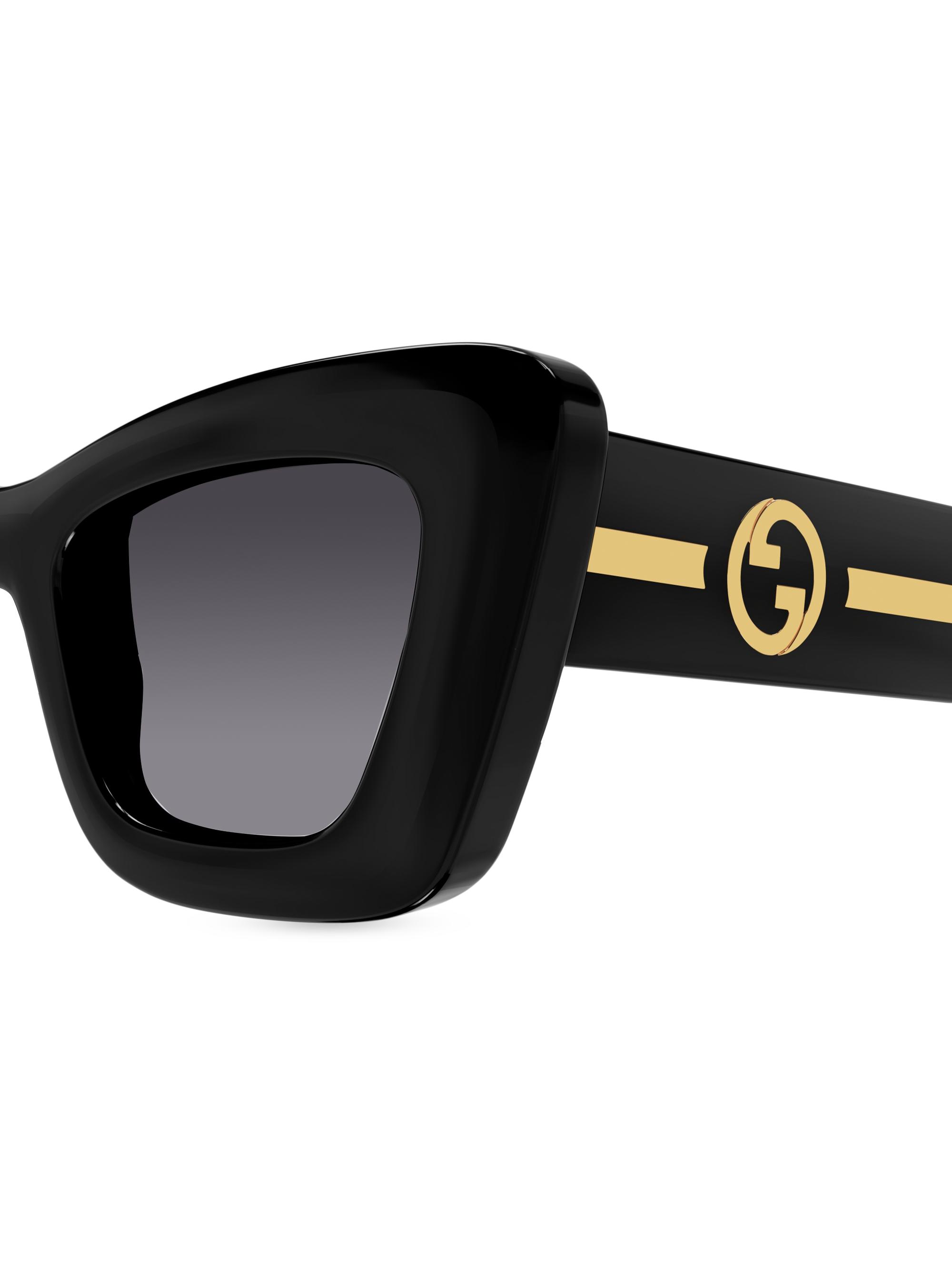 GUCCI❤︎LAKAさん専用❤︎ Gucci La Piscine 49MM Cat-Eye Sunglasses | Saks Fifth Avenue