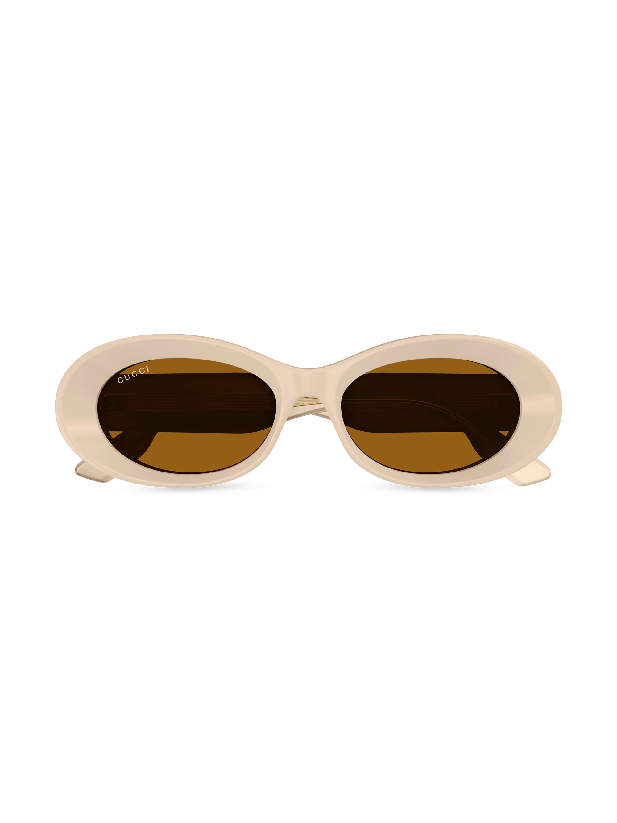 Gucci Thickness 54MM Oval Sunglasses | Saks Fifth Avenue