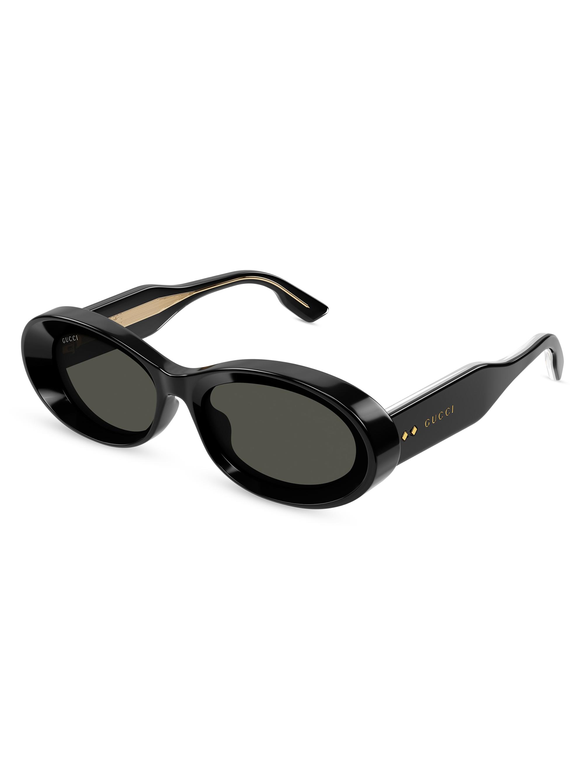 Gucci Minimal GG 53MM Oval Sunglasses | Saks Fifth Avenue
