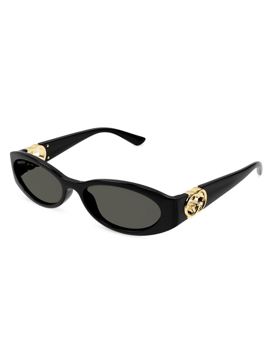 Gucci Hailey 54MM Oval Sunglasses | Saks Fifth Avenue