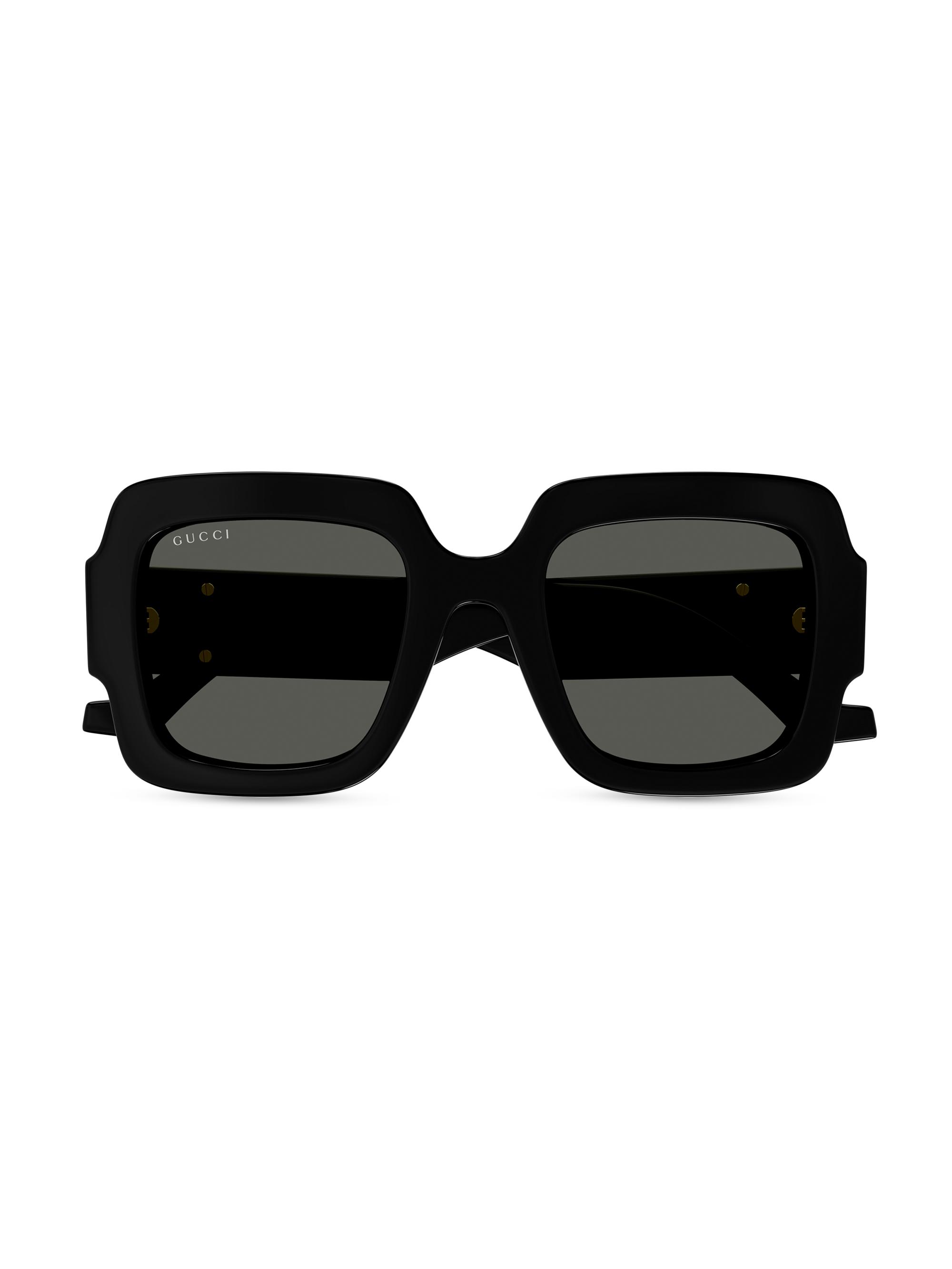 Gucci Plastique 50MM Oversized Square Sunglasses | Saks Fifth Avenue