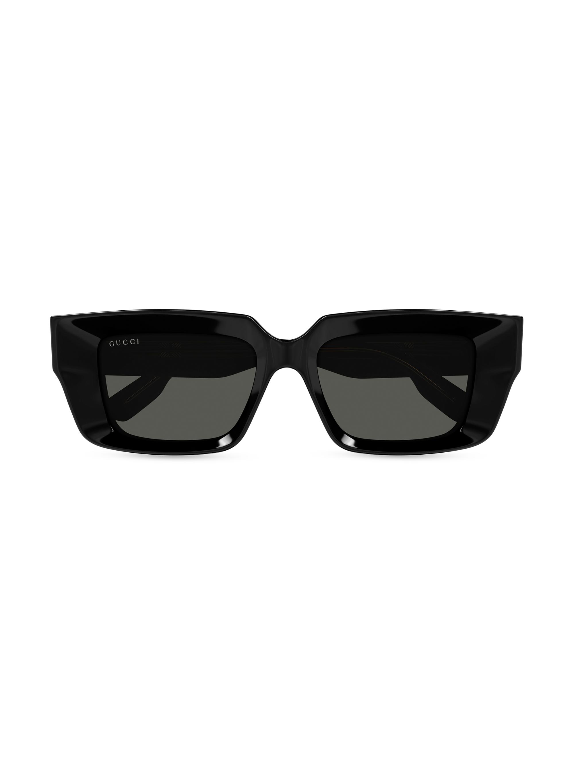 Gucci Thickness 54MM Rectangular Sunglasses | Saks Fifth Avenue