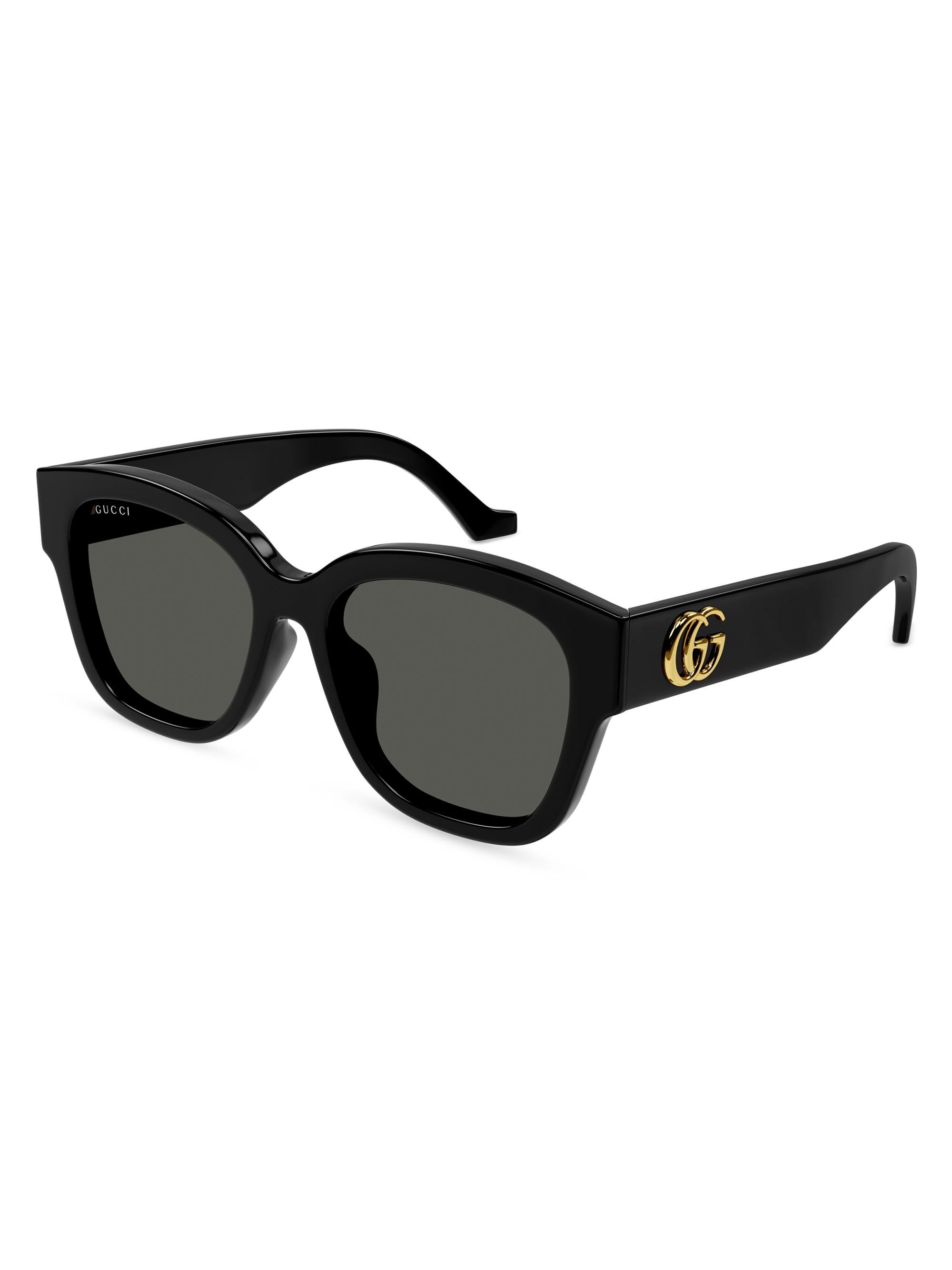 Gucci Plastique 54MM Round Sunglasses | Saks Fifth Avenue