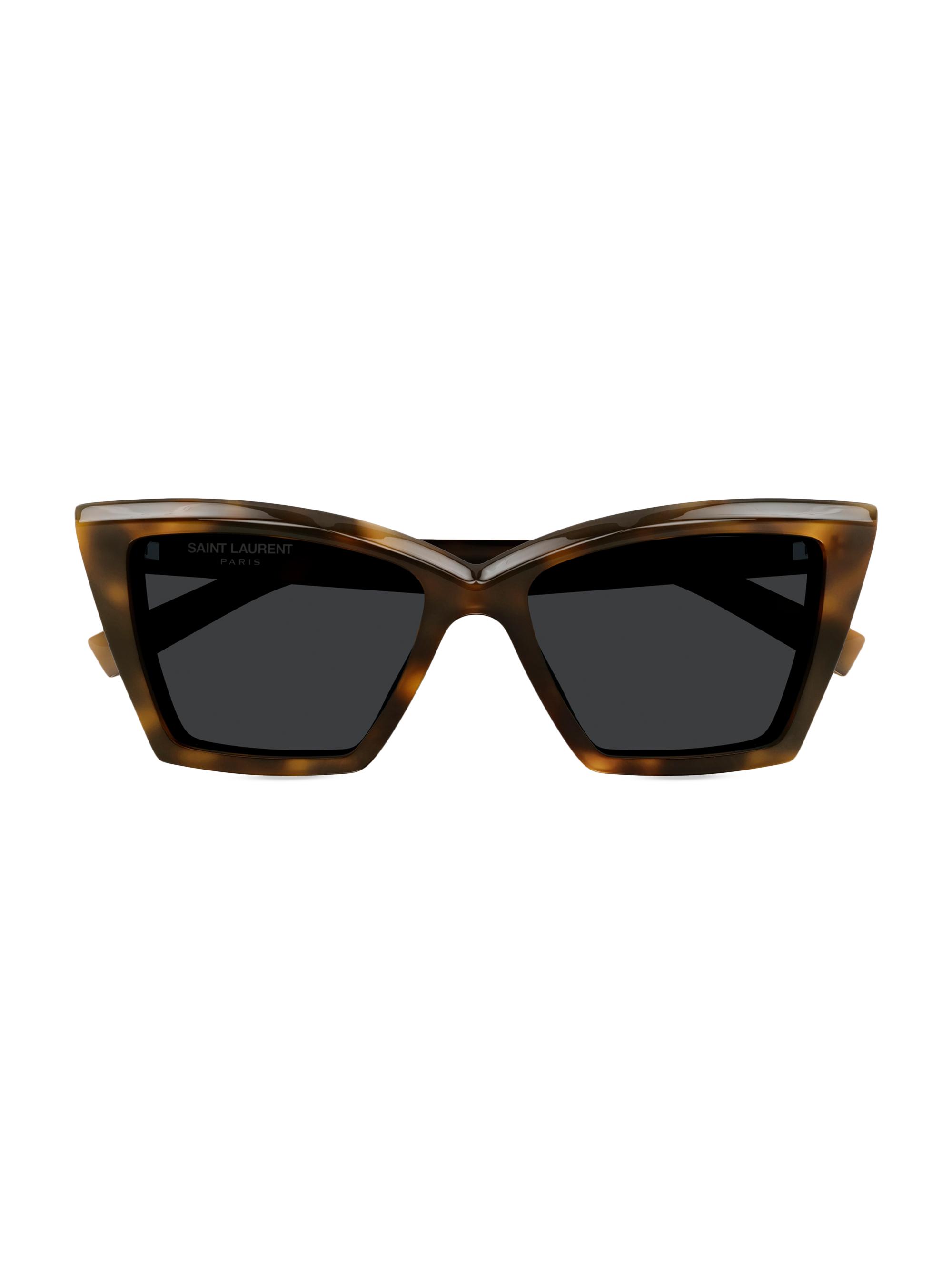 Saint Laurent Feminine Fashion Mica Icons Cat-Eye Sunglasses