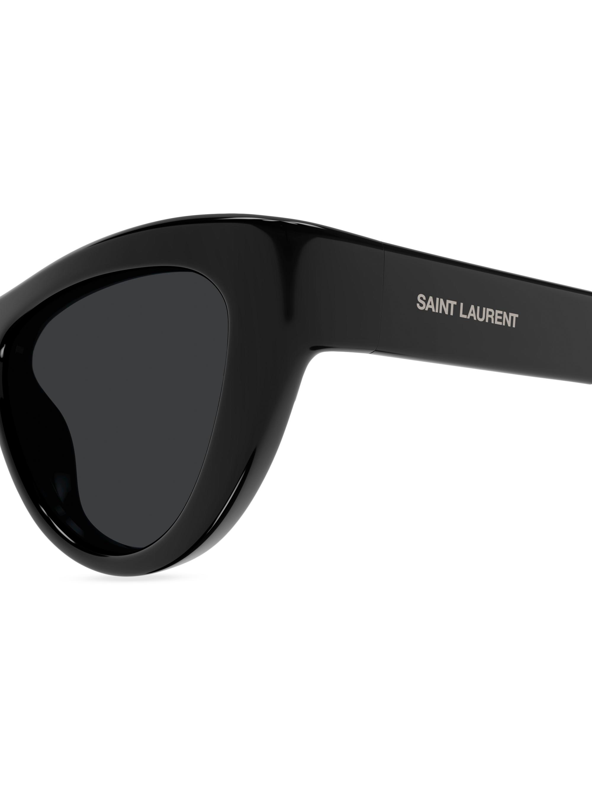 Saint Laurent Script 53MM Cat-Eye Sunglasses | Saks Fifth Avenue