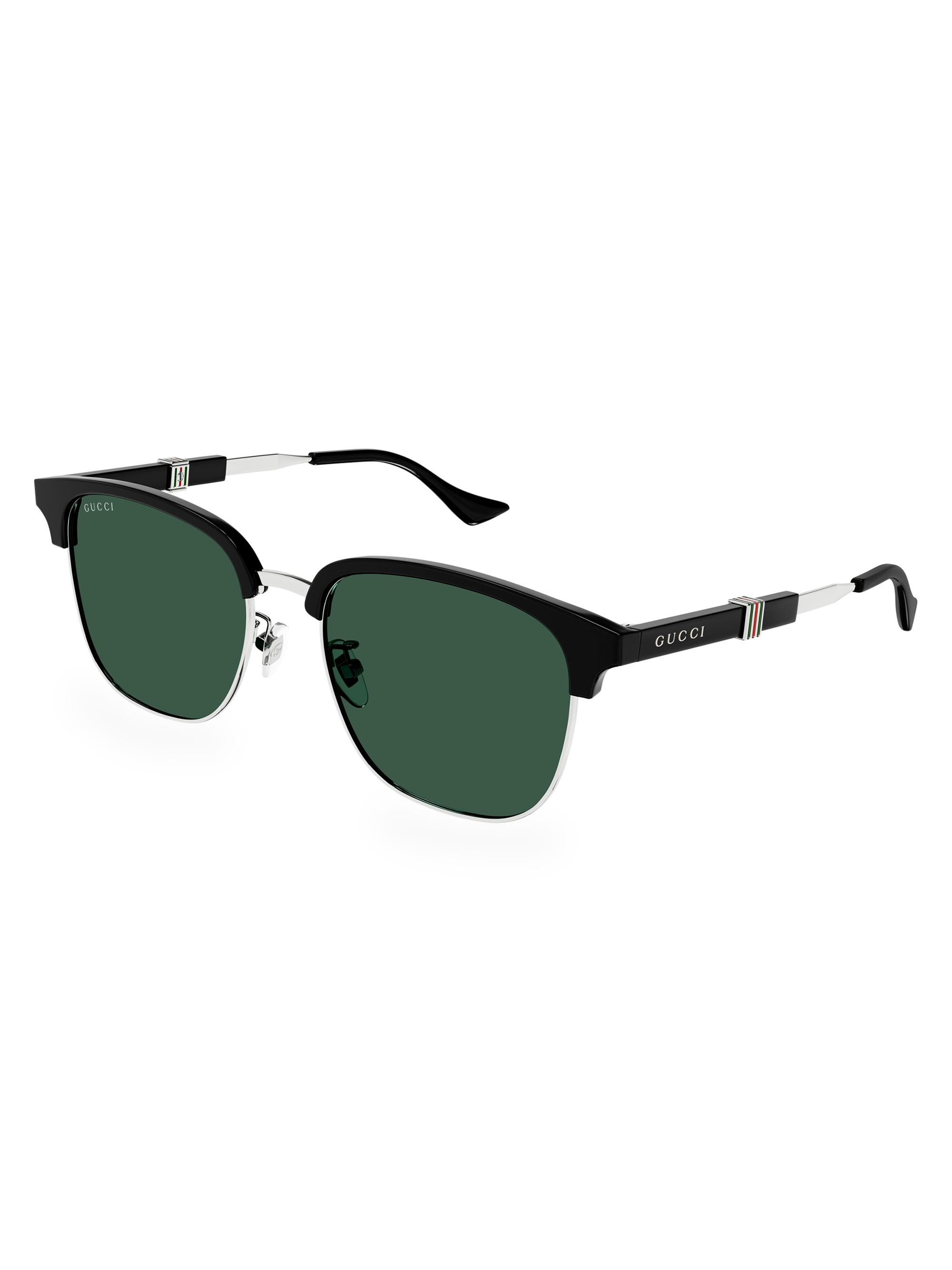 Gucci Running Web Panthos 55MM Sunglasses | Saks Fifth Avenue
