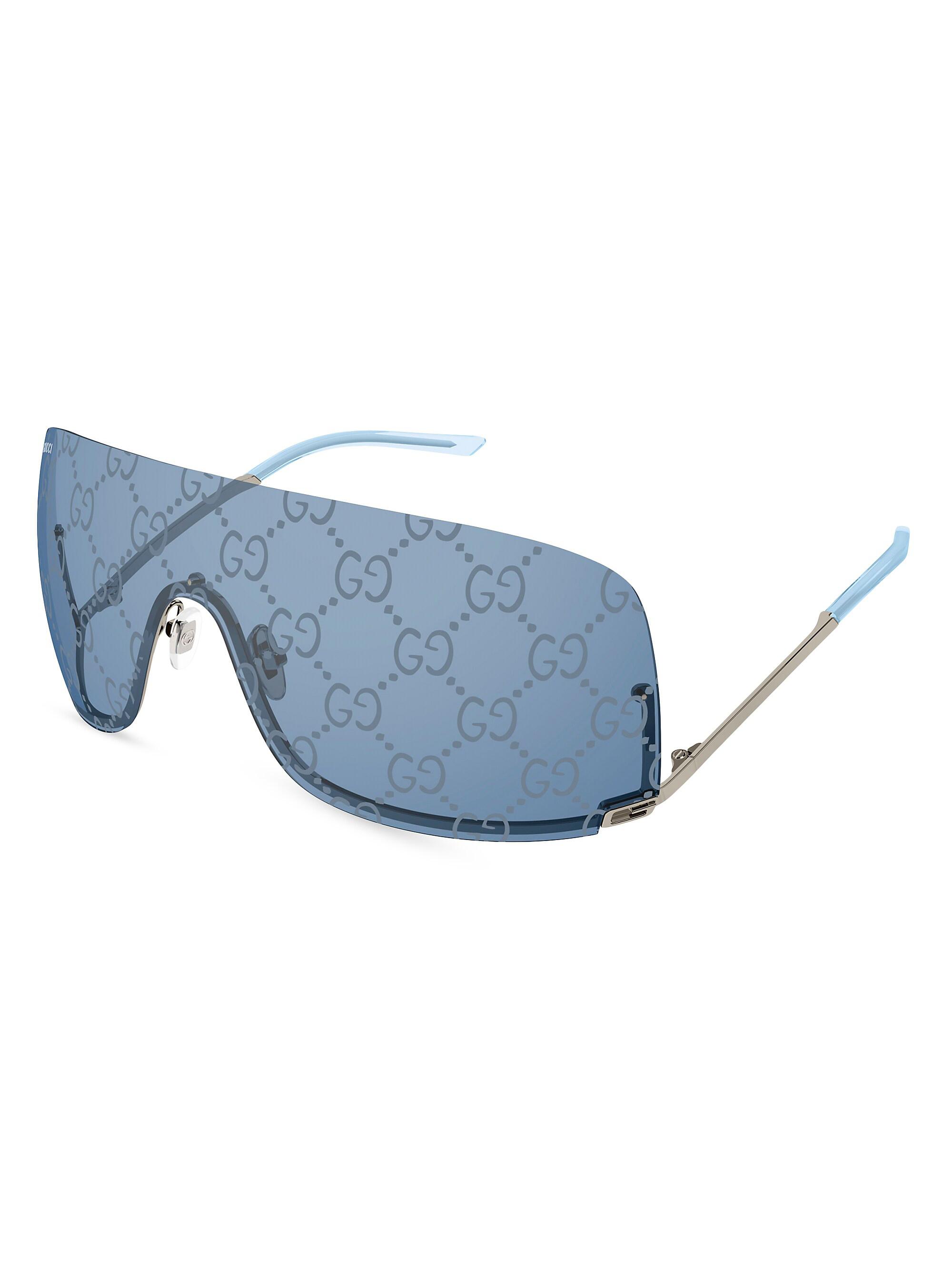 Gucci Tom 99MM Shield Sunglasses | Saks Fifth Avenue