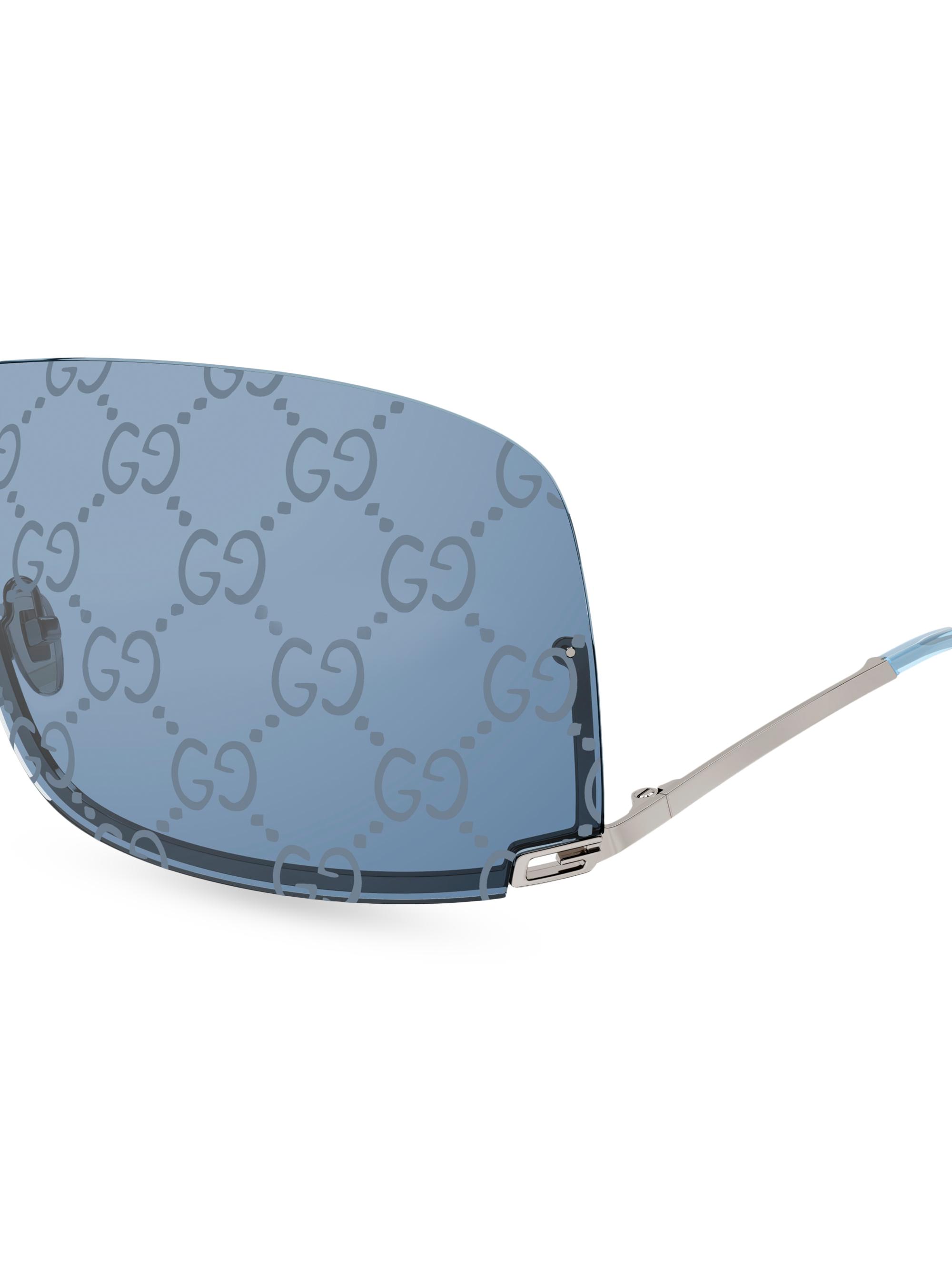Gucci Tom 99MM Shield Sunglasses | Saks Fifth Avenue