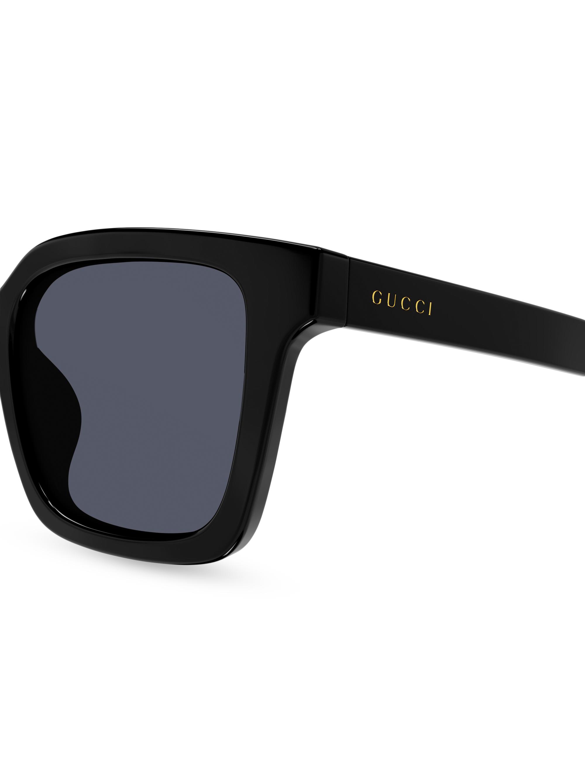 Gucci Minimal 54MM Square Sunglasses | Saks Fifth Avenue