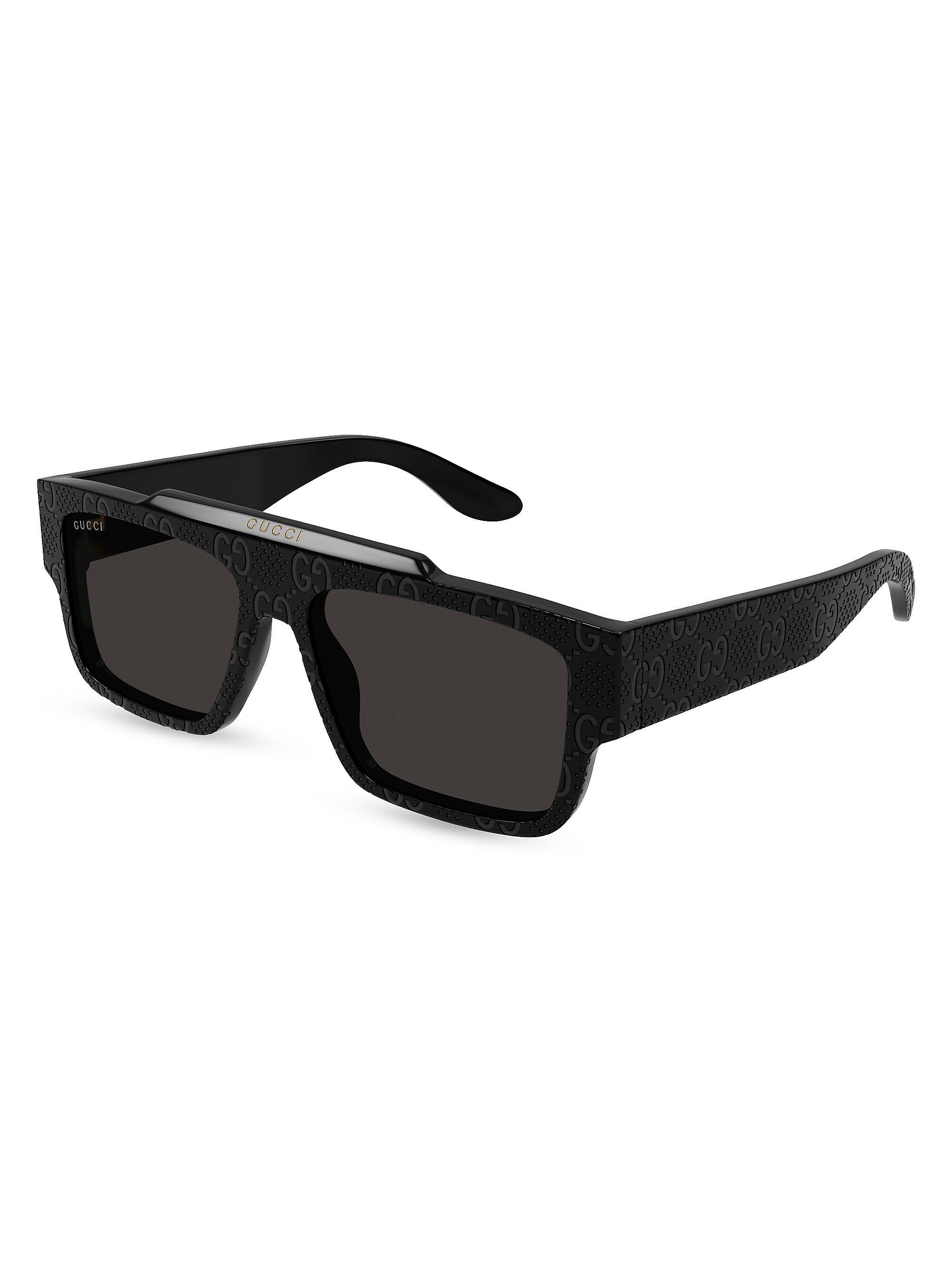 Gucci Faceted Specs GG1460S 56MM Rectangular Sunglasses | Saks