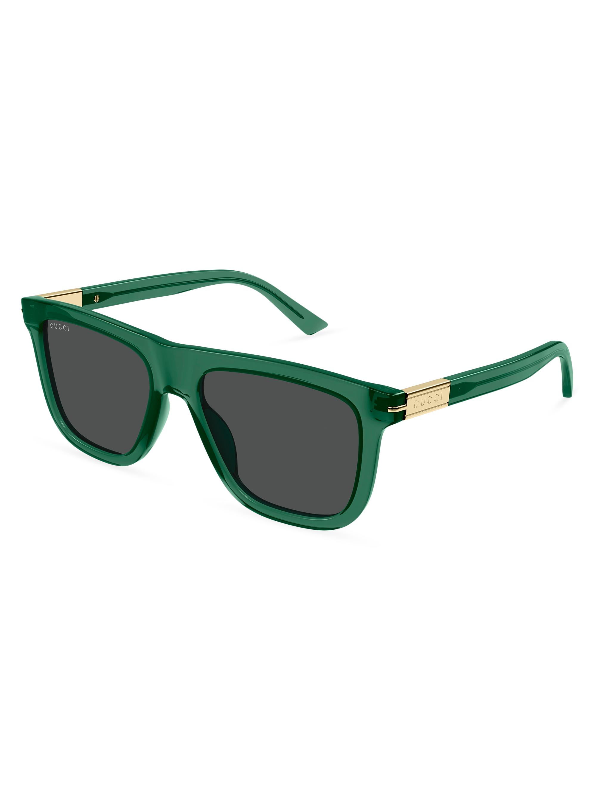 Gucci Web Ingot GG1502S 54MM Square Sunglasses | Saks Fifth Avenue