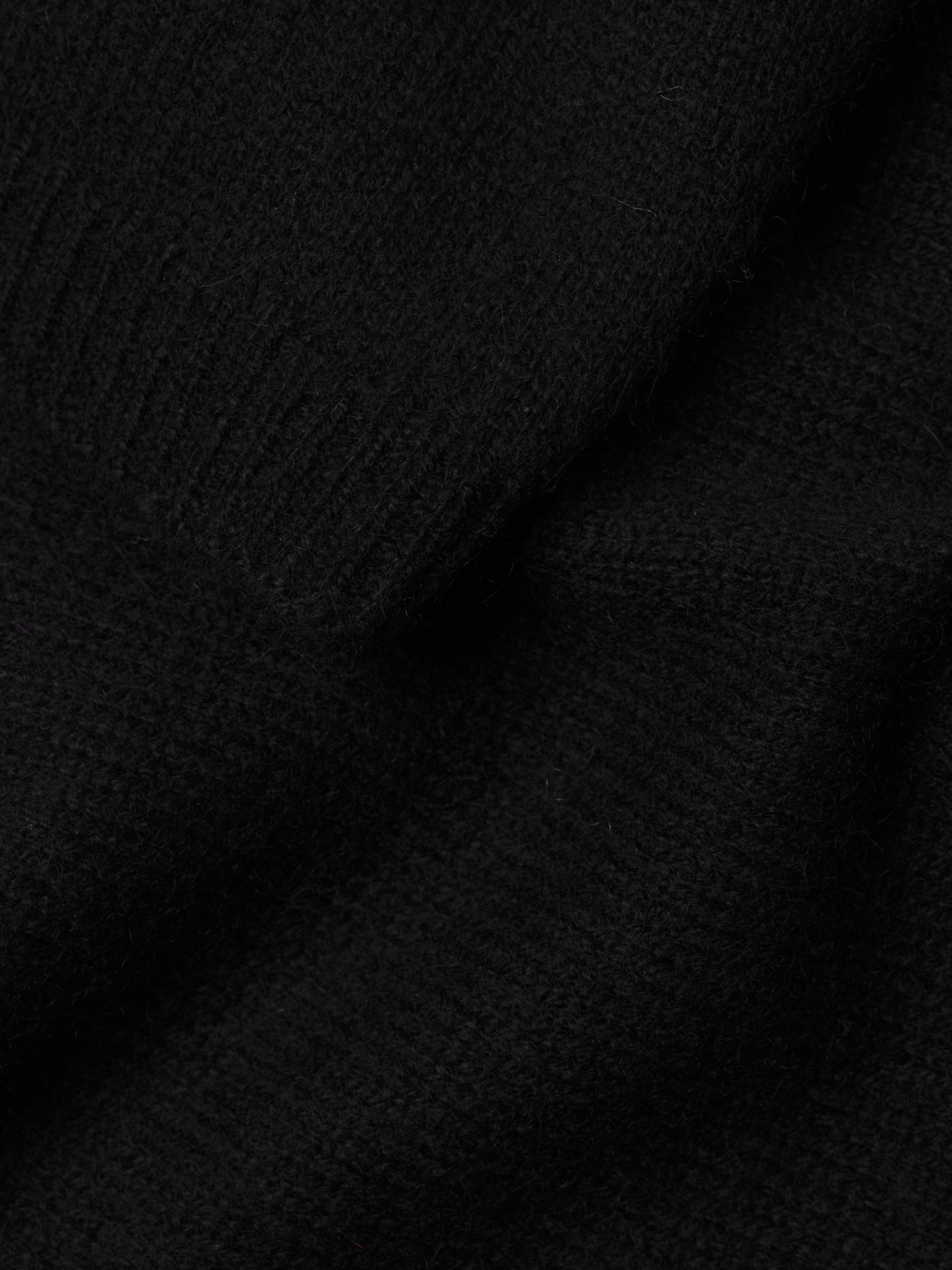 Sofia Cashmere Women's Cashmere Knit Wrap - Black | Thumbnail 6
