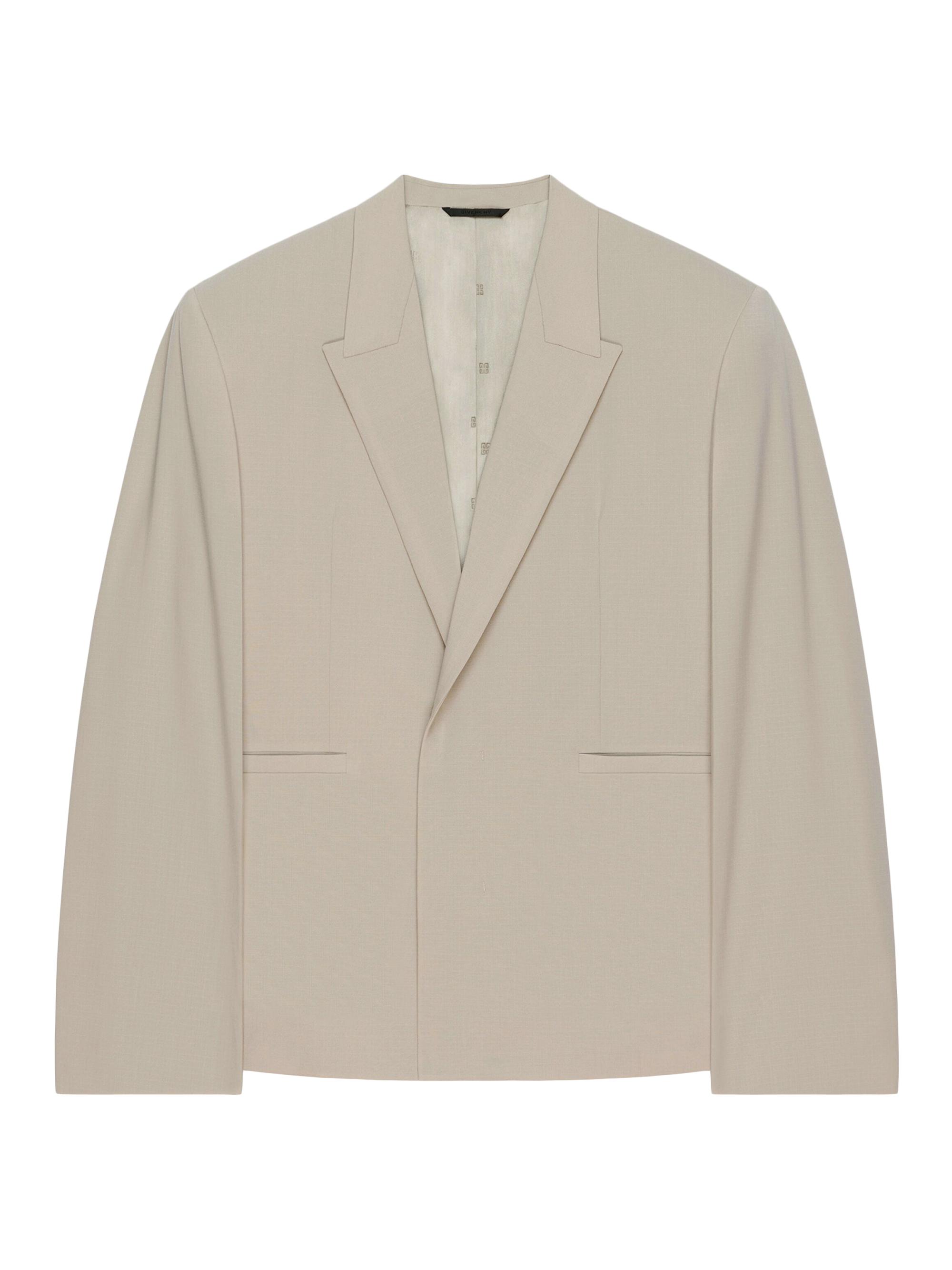Givenchy Men's Oversized Jacket In Wool - Beige