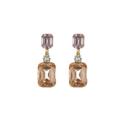 Jennifer Behr Women's Justine 18K-Gold-Plated & Glass Crystal Drop Earrings - Silk