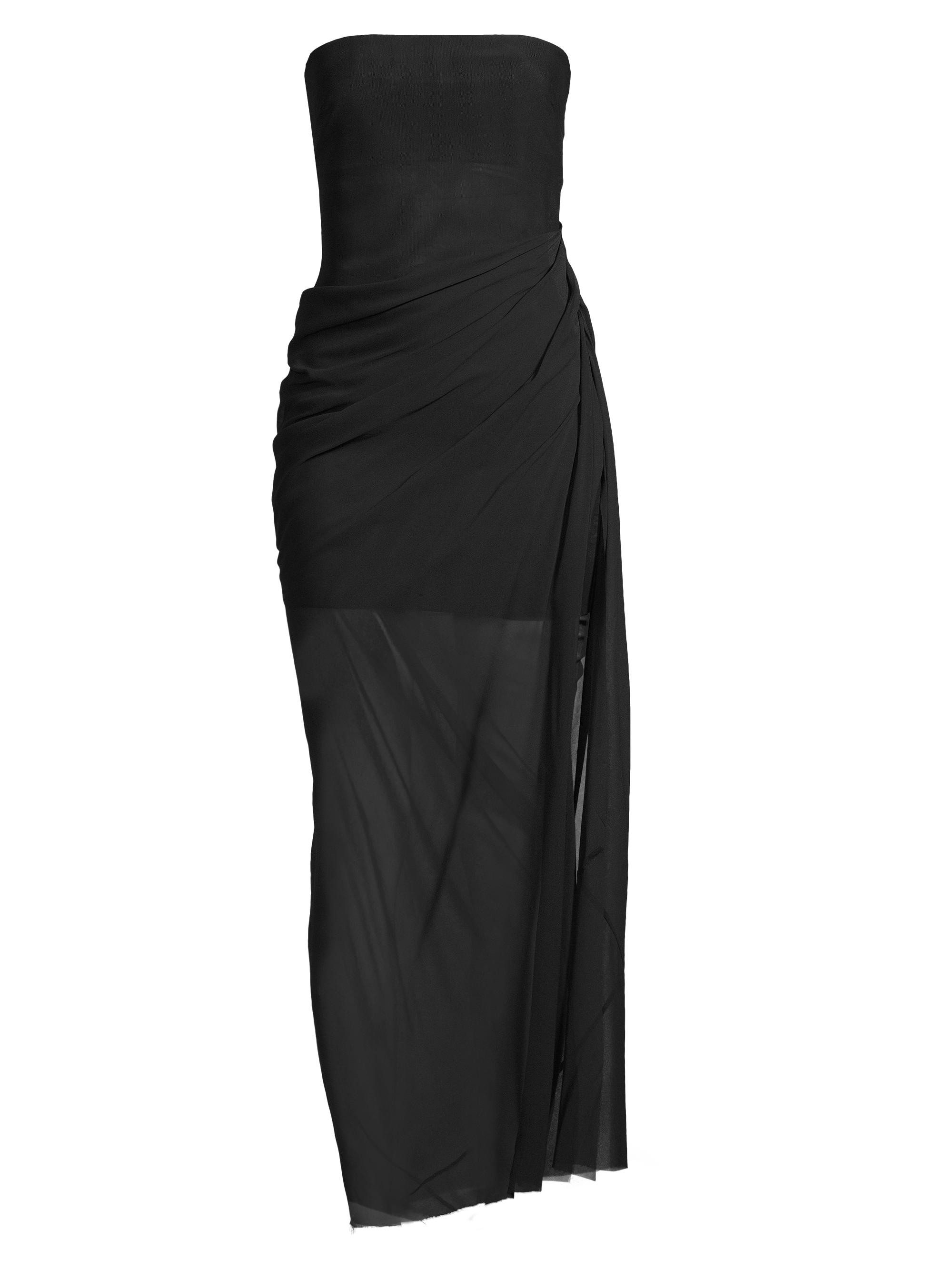 Bec & Bridge Women's Aida Draped Strapless Maxi Dress - Black