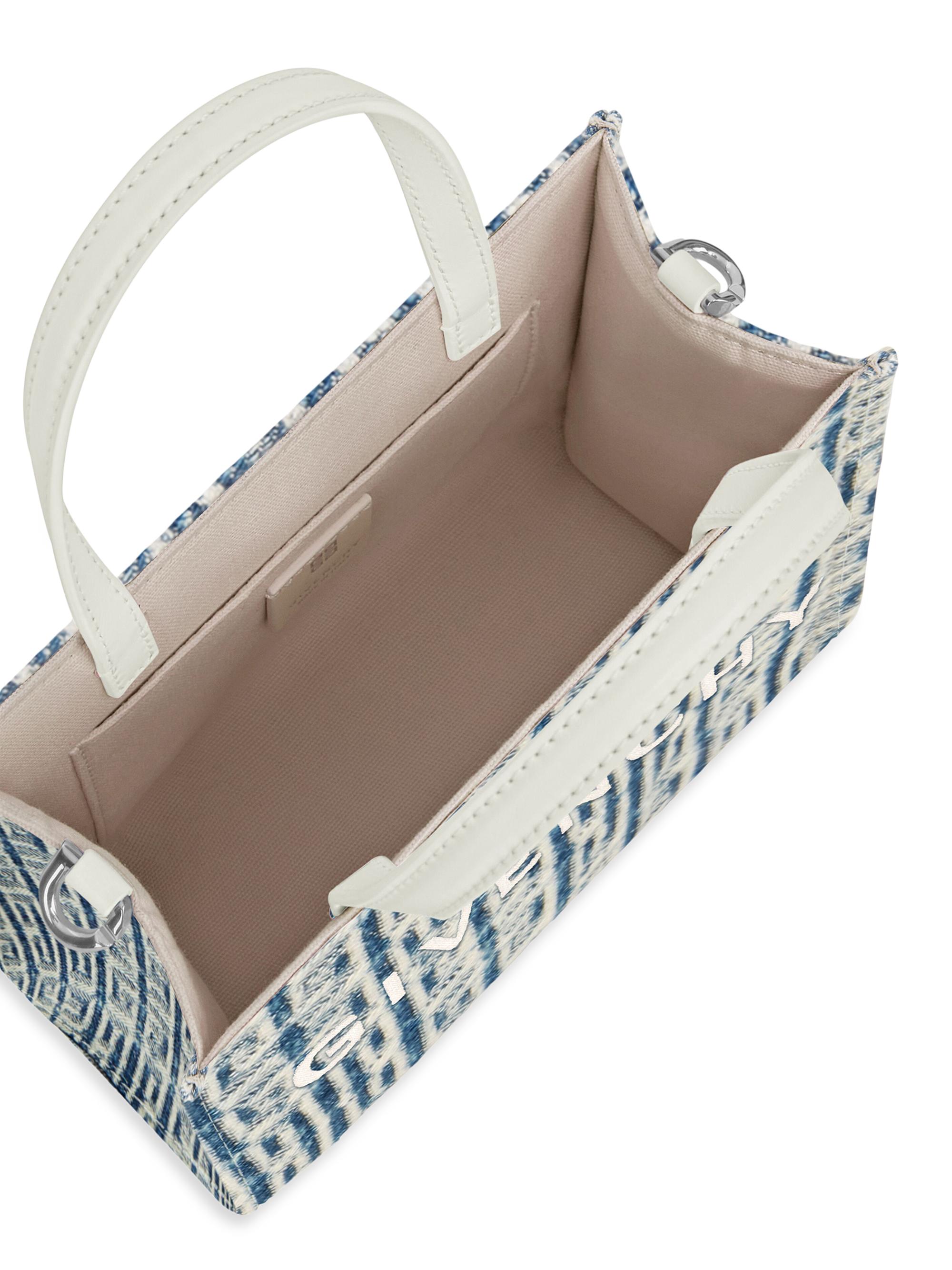Givenchy Mini G-Tote Shopping Bag In 4G Bleached Denim | Saks