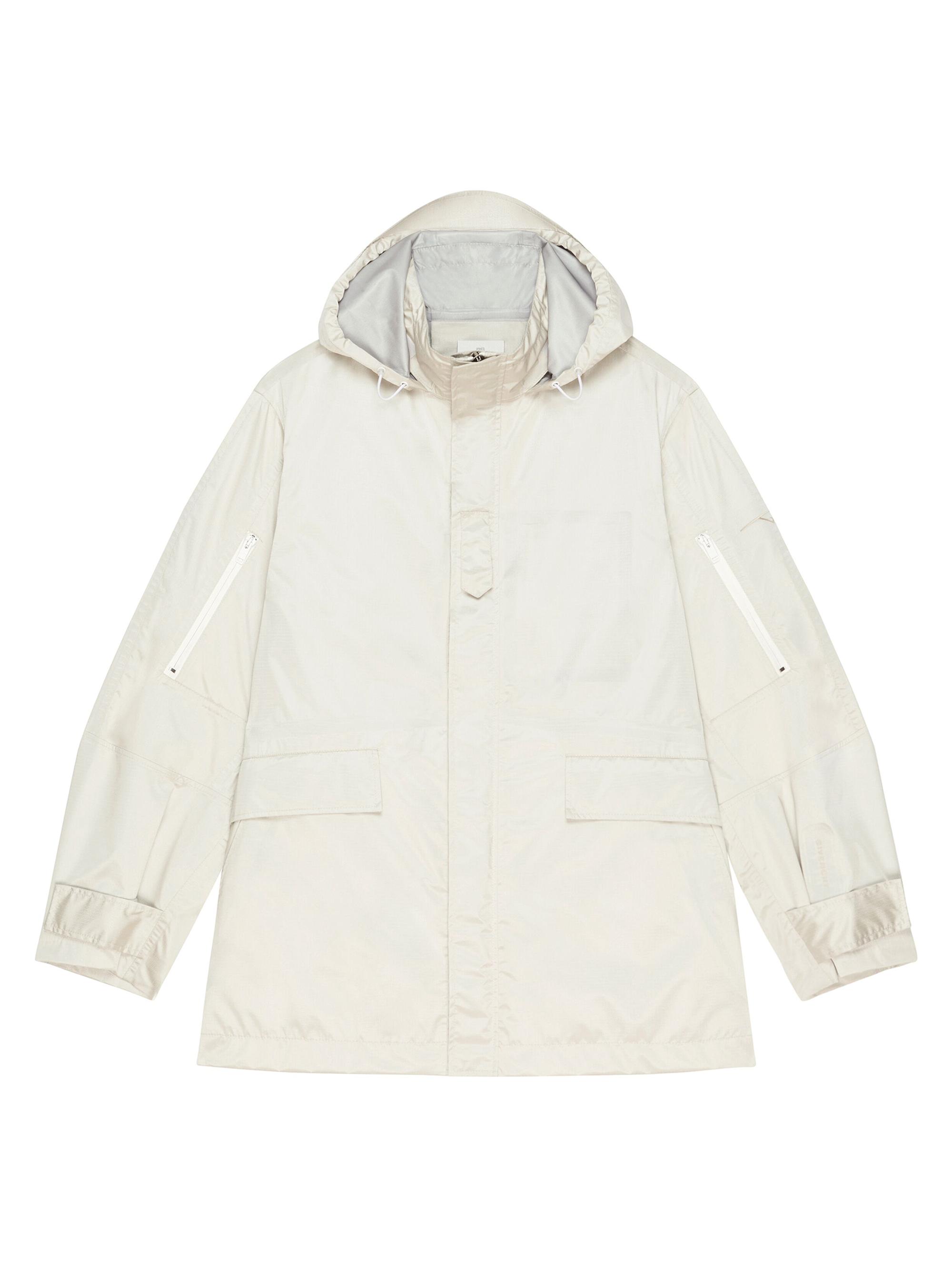 Givenchy Men's Coated Windbreaker - Ecru