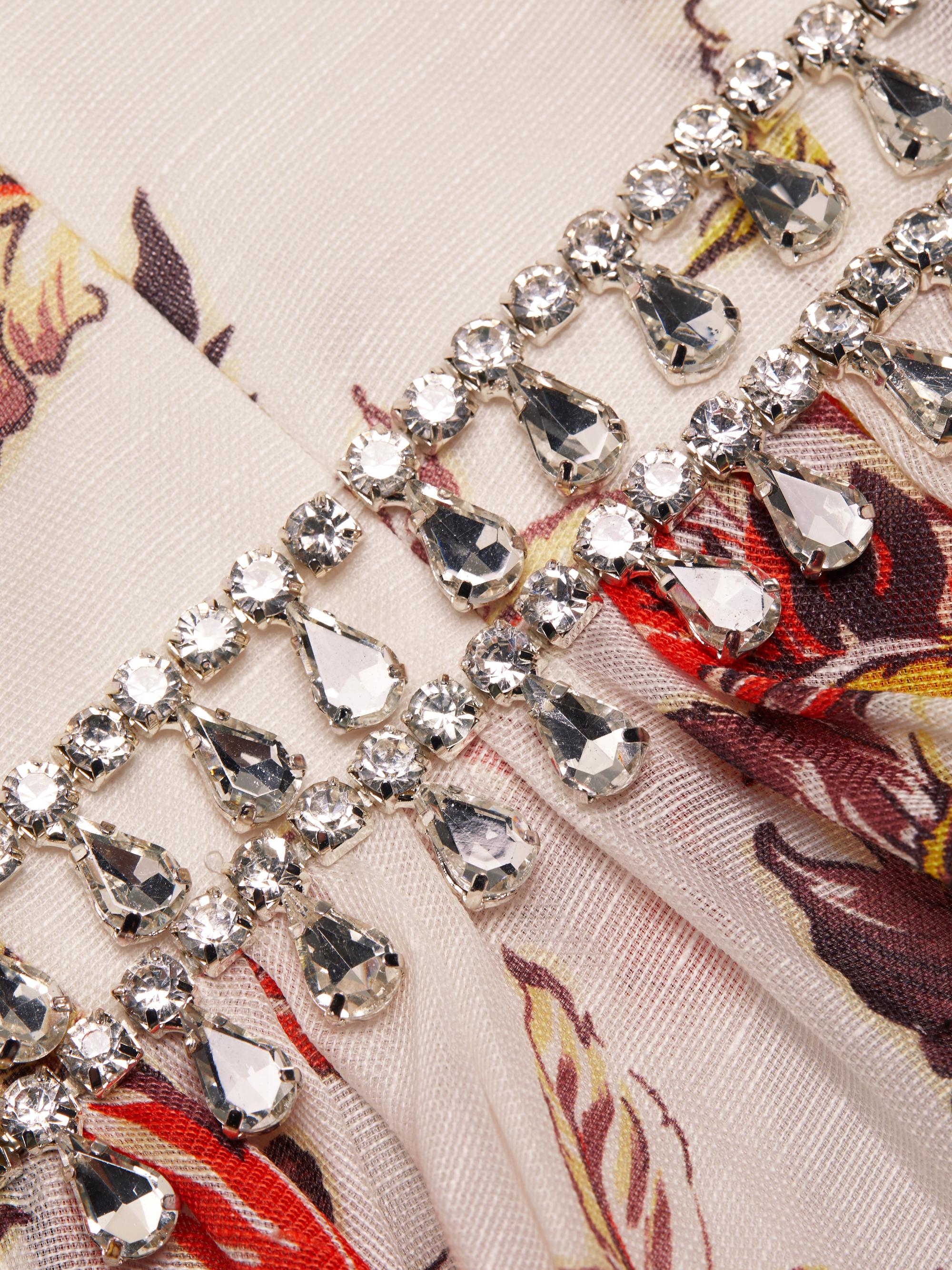 ZIMMERMANN ブラウス シルク リネン m175 ZIMMERMANN Matchmaker printed linen and silk-blend shirt | NET-A