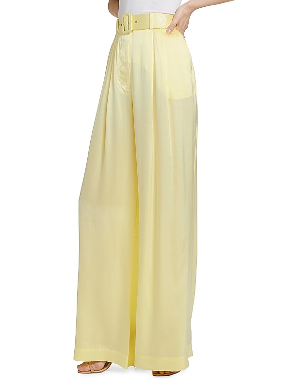 Shop Zimmermann Tuck Belted Silk Wide-Leg Pants | Saks Fifth Shop Zimmermann Tuck Belted Silk Wide-Leg Pants | Saks Fifth