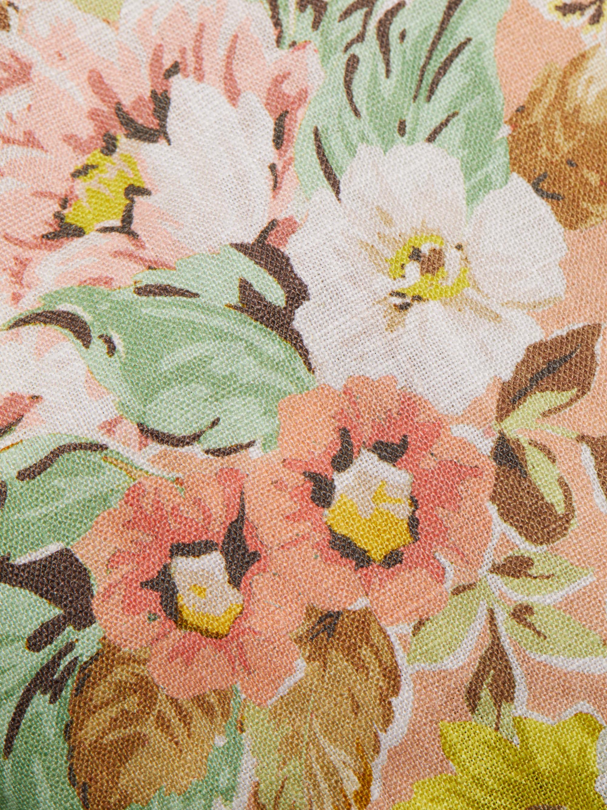 ファブリック　ジャーナル　Summer Garden＊ Brown Cascadian whipstitched leopard-print underwired swimsuit