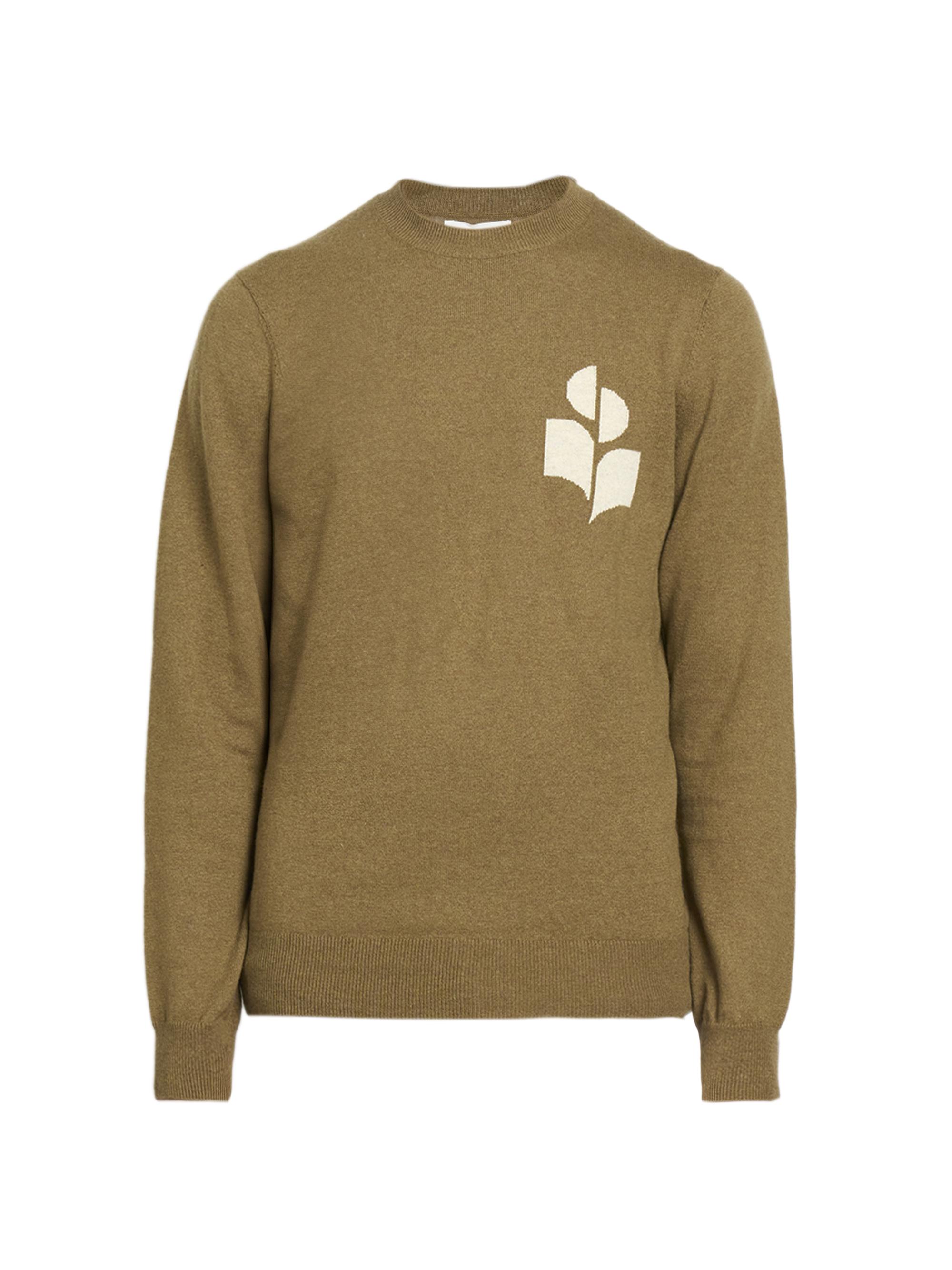 Isabel Marant Men's Evans Crewneck Sweater - Khaki