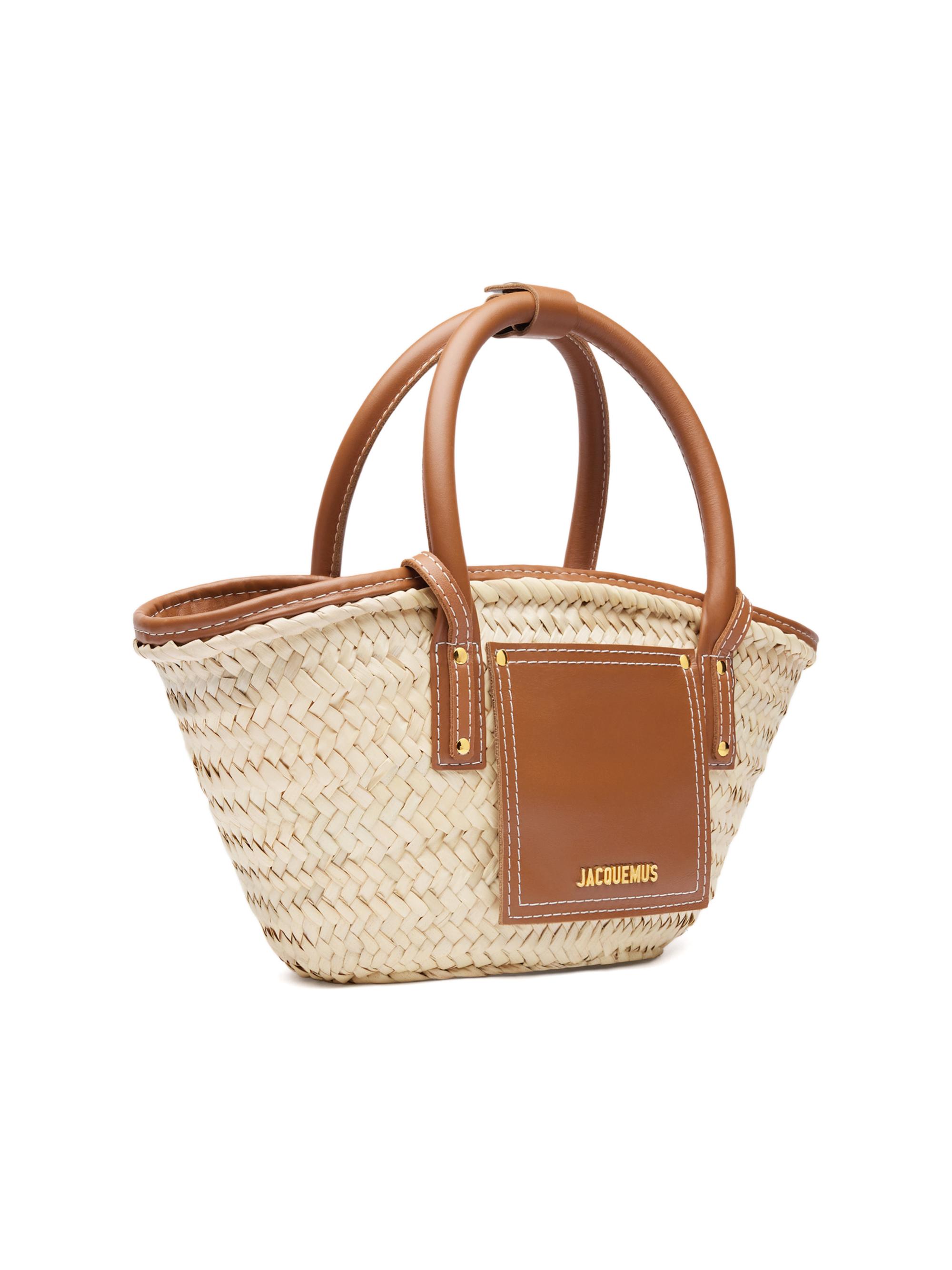 Jacquemus Le Petit Panier Soli Wicker Basket Bag | Saks Fifth Avenue