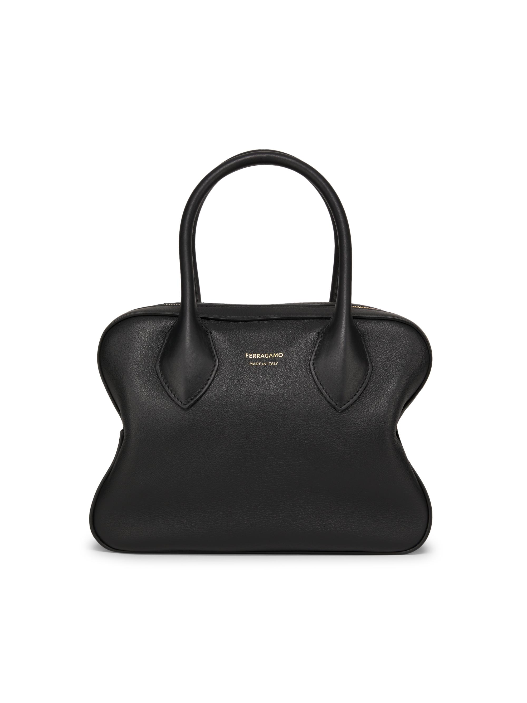 FERRAGAMO Studio Box Mini Leather Top-Handle Bag | Saks Fifth Avenue