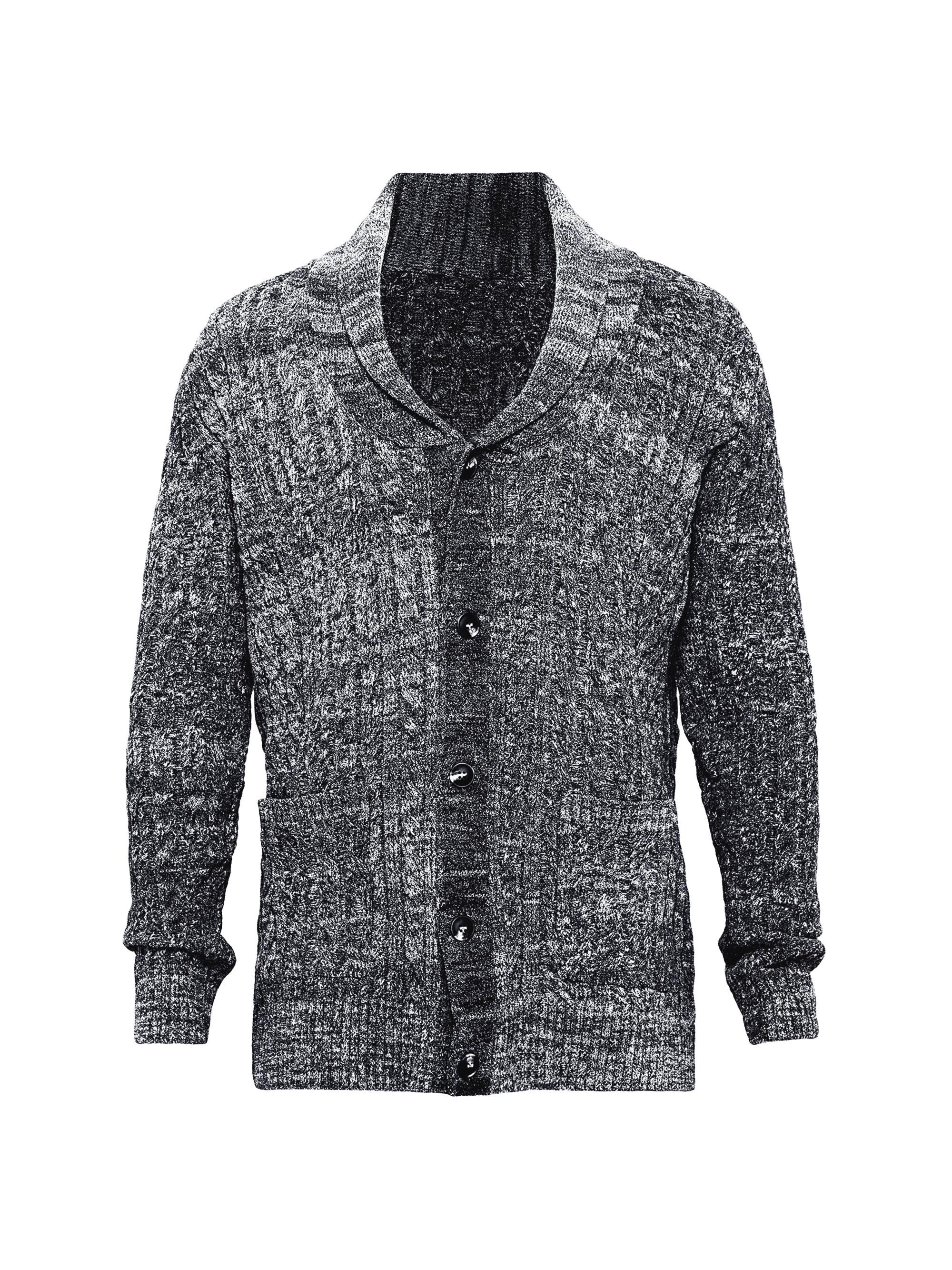 Ser.o.ya Men's Cliff Robe Cardigan - Charcoal