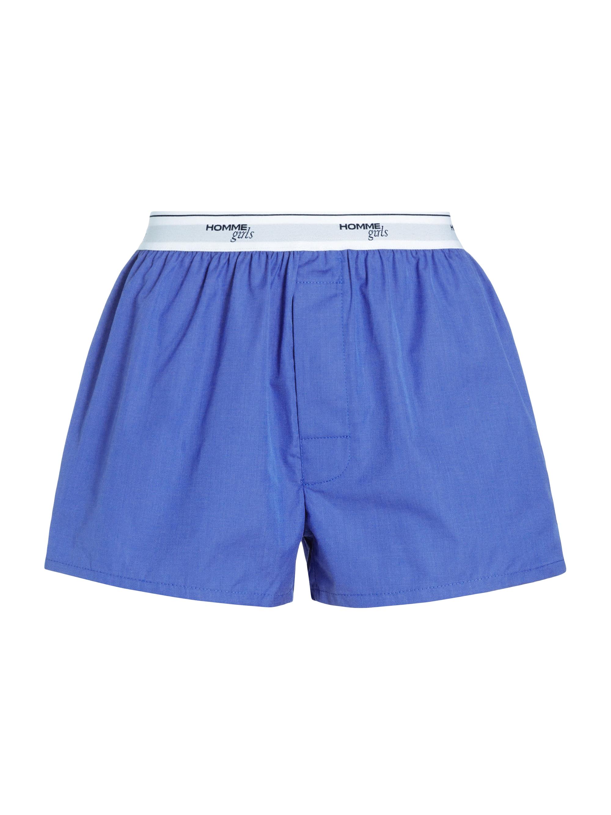 Hommegirls Women's Classic Boxer Shorts - Royal Blue