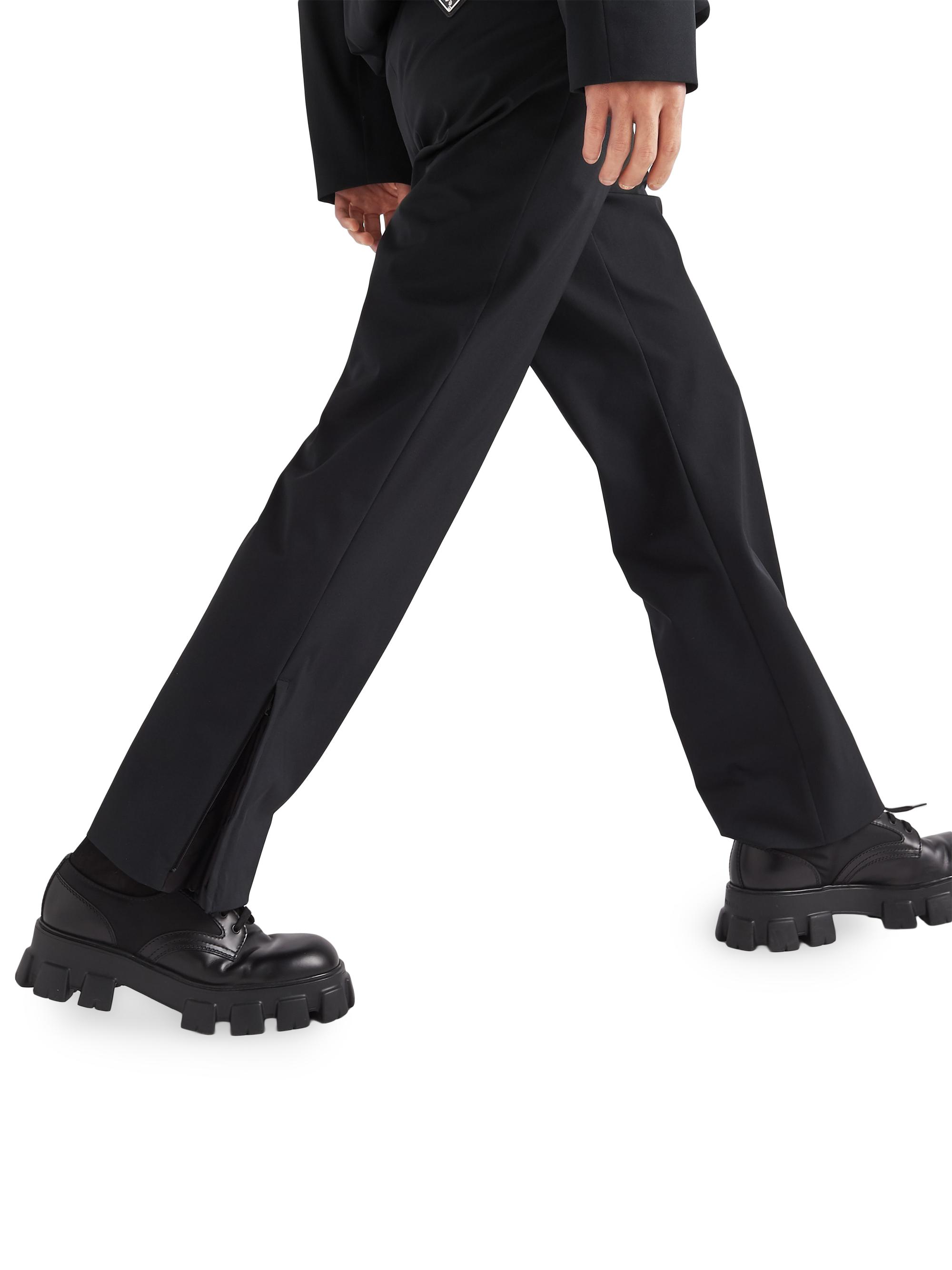 スーツ Archive PRADA Flared slacks black スーツ prada archive wide