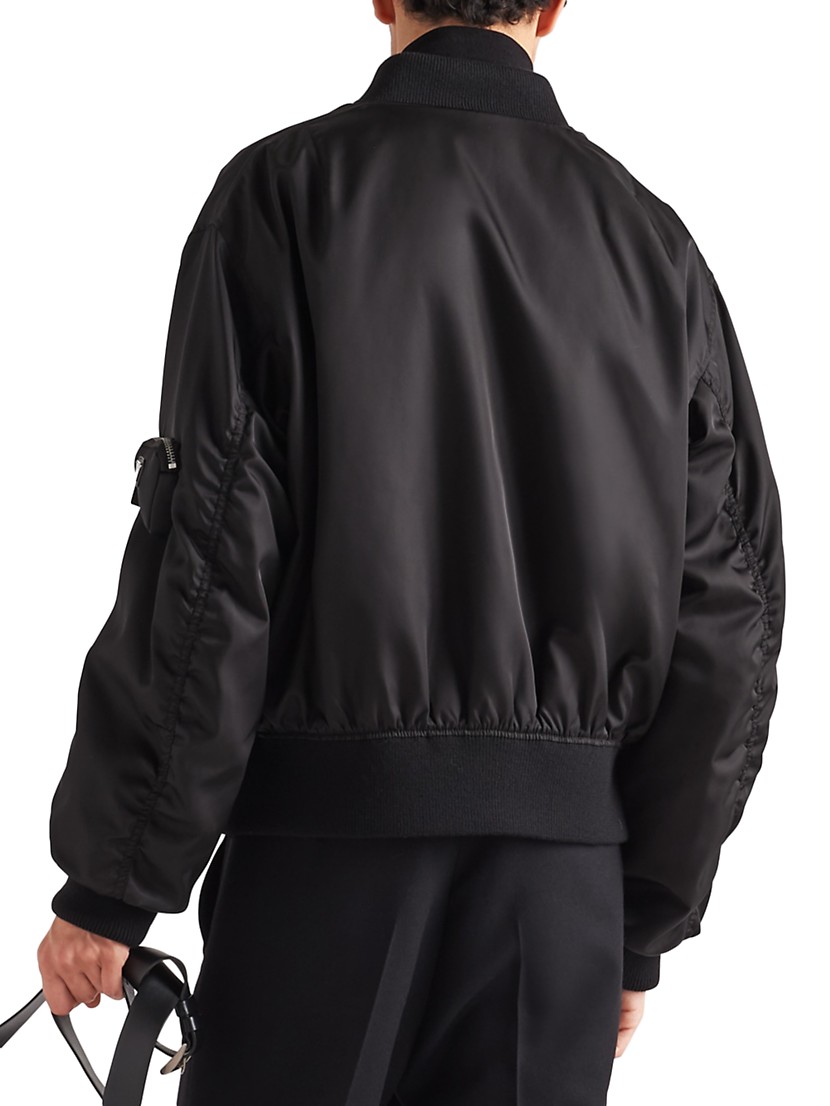 Shop Prada Re-Nylon Bomber Jacket | Saks Fifth Avenue Shop Prada Re-Nylon Bomber Jacket | Saks Fifth Avenue