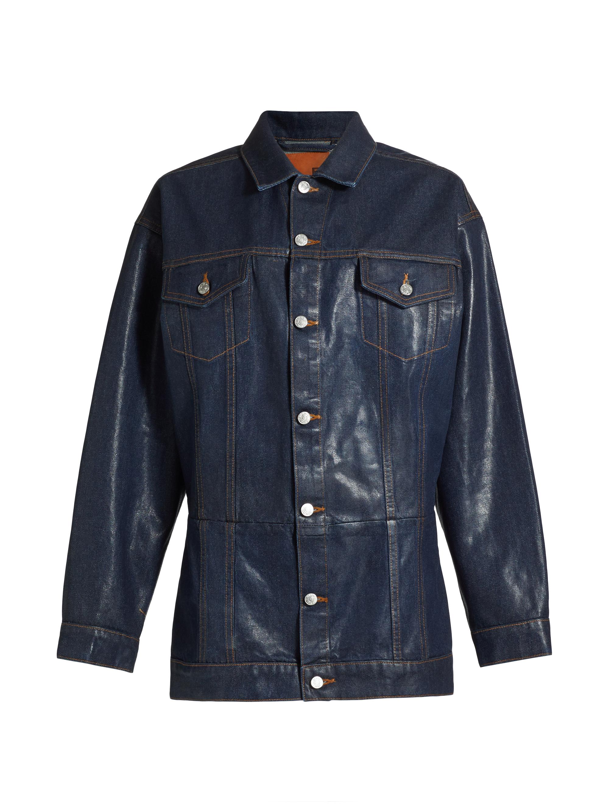 EB Denim Women's Webster Rigid Denim Trucker Minidress - Midnight