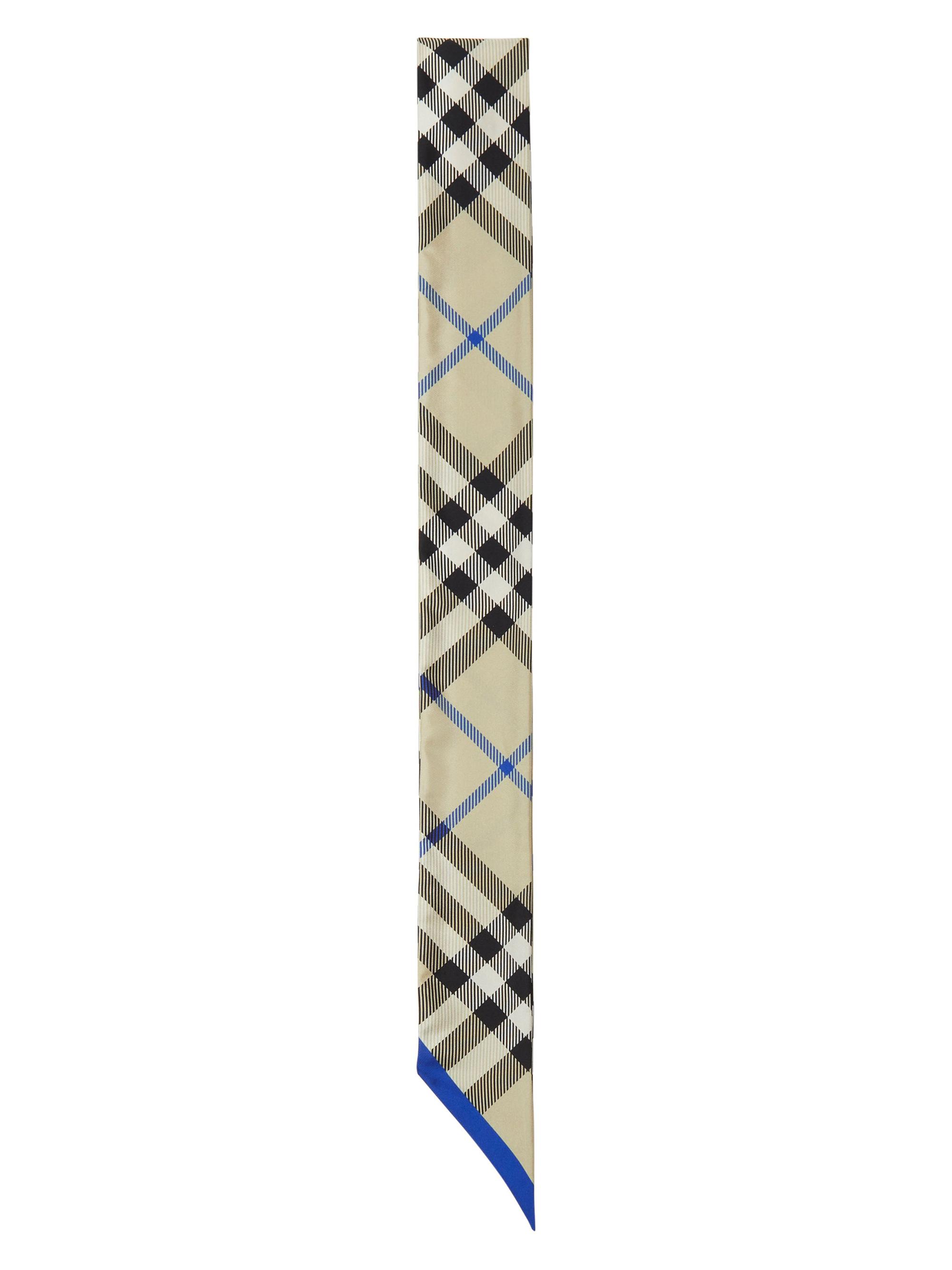 Burberry Check Silk Twilly Scarf | Saks Fifth Avenue