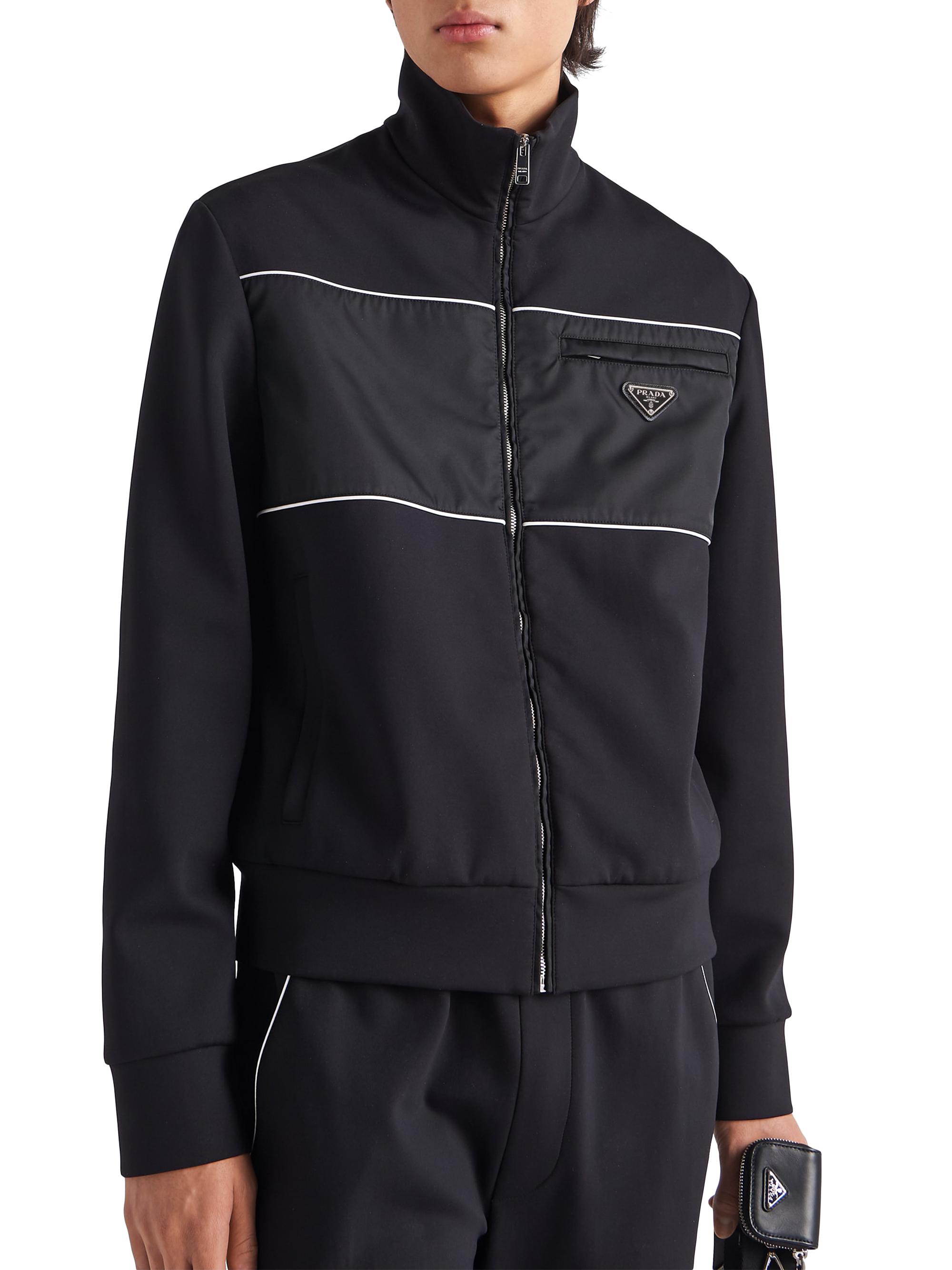 Prada Sweatshirt With Re-Nylon Details | Saks Fifth Avenue