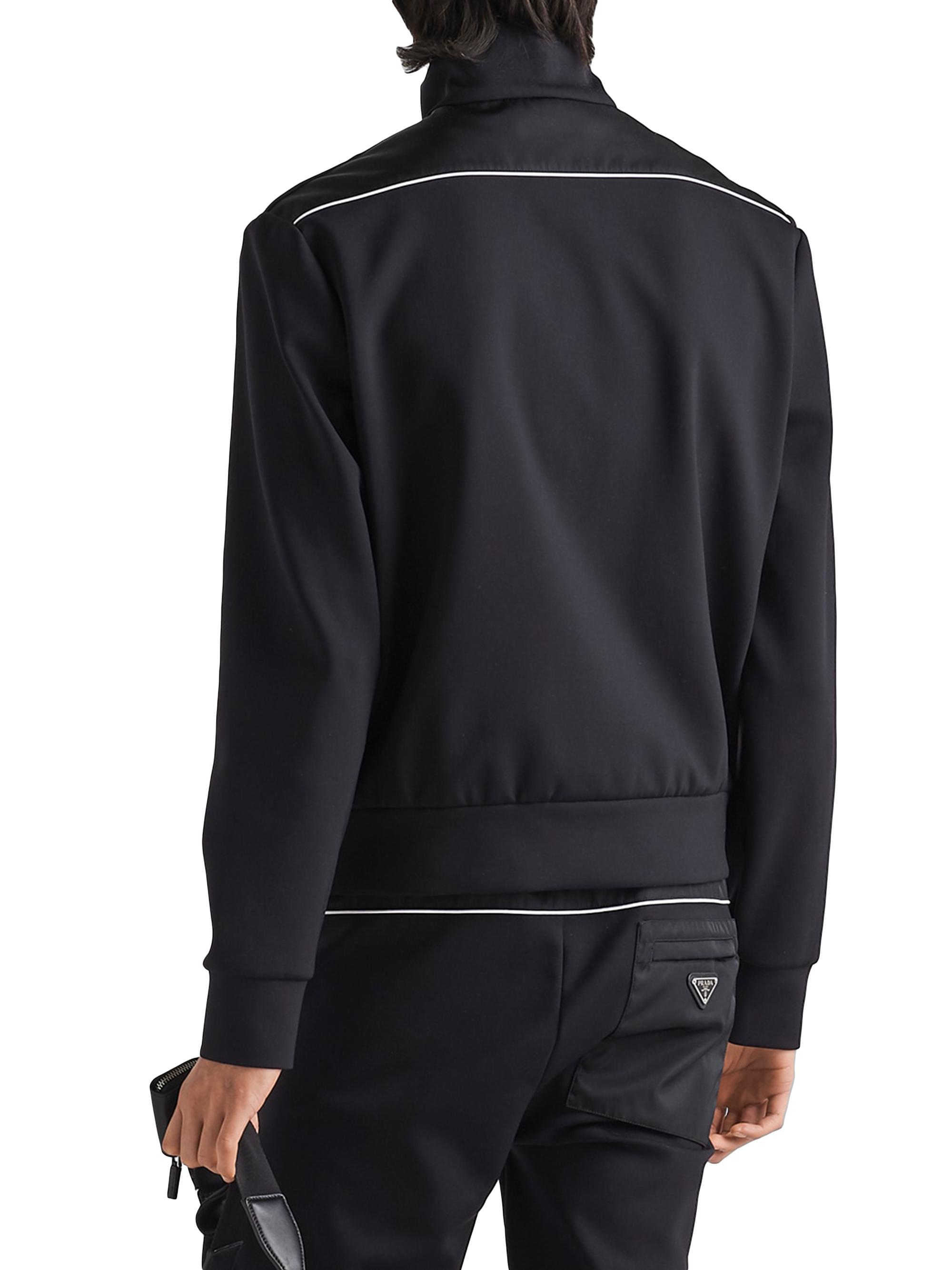 Prada Sweatshirt With Re-Nylon Details | Saks Fifth Avenue