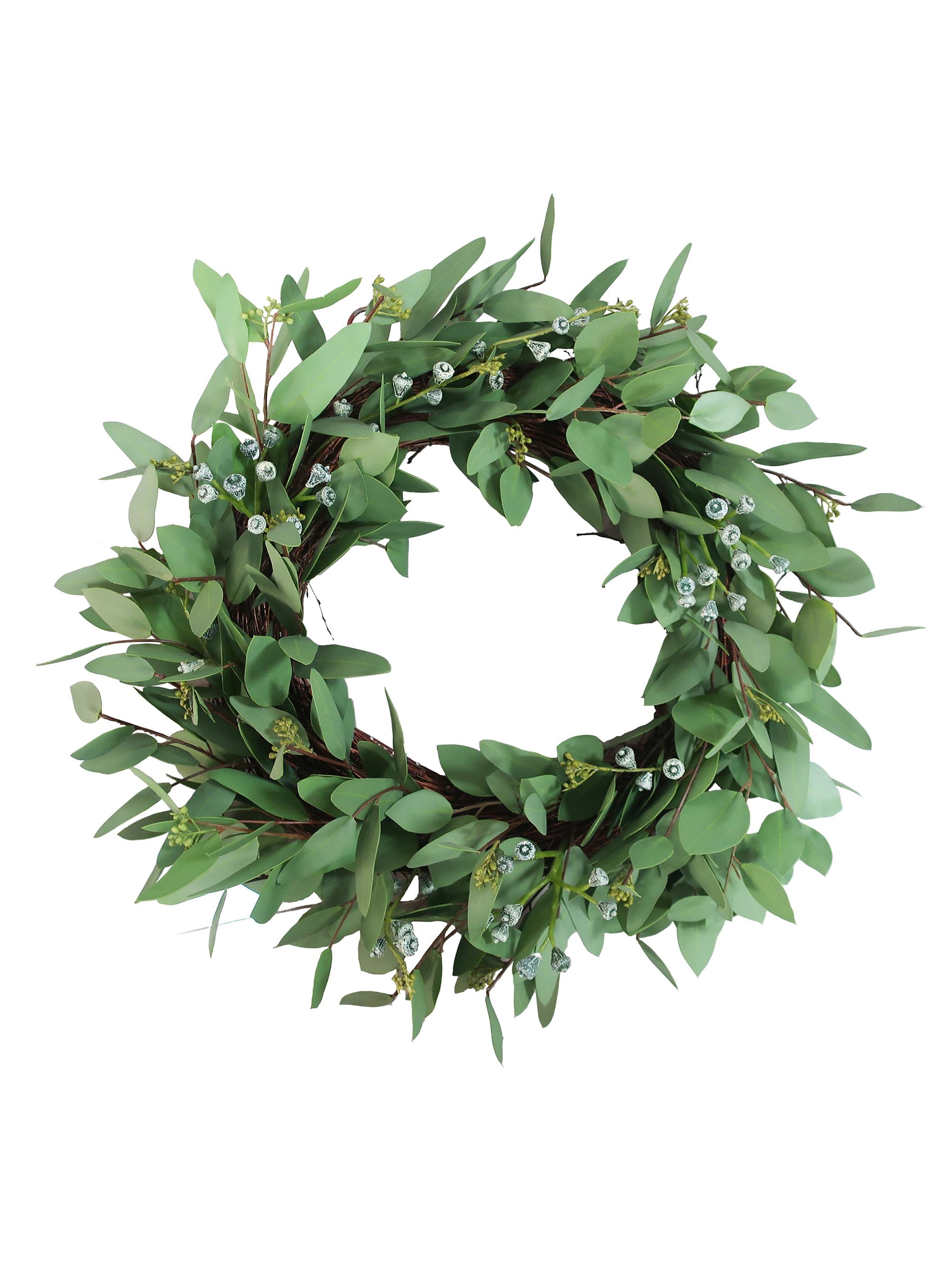 Winward Home Seeded Eucalyptus Wreath - Green Small