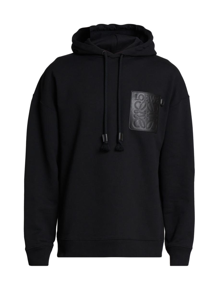 ロエベ Loewe Relaxed Fit Hoodie LOEWE Leather Pocket Relaxed-Fit Hoodie | Saks Fifth Avenue