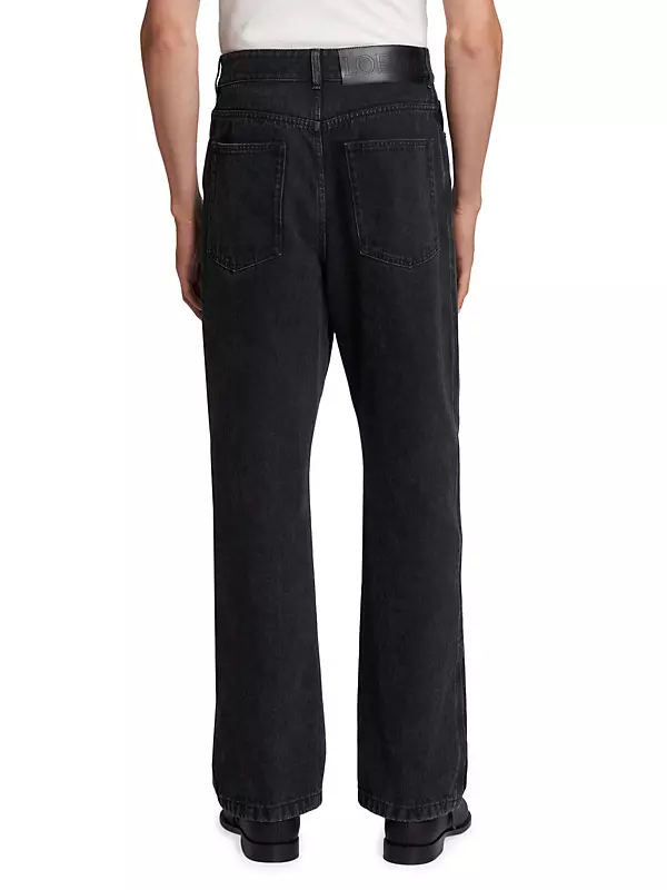 Shop LOEWE Anagram Baggy Jeans | Saks Fifth Avenue