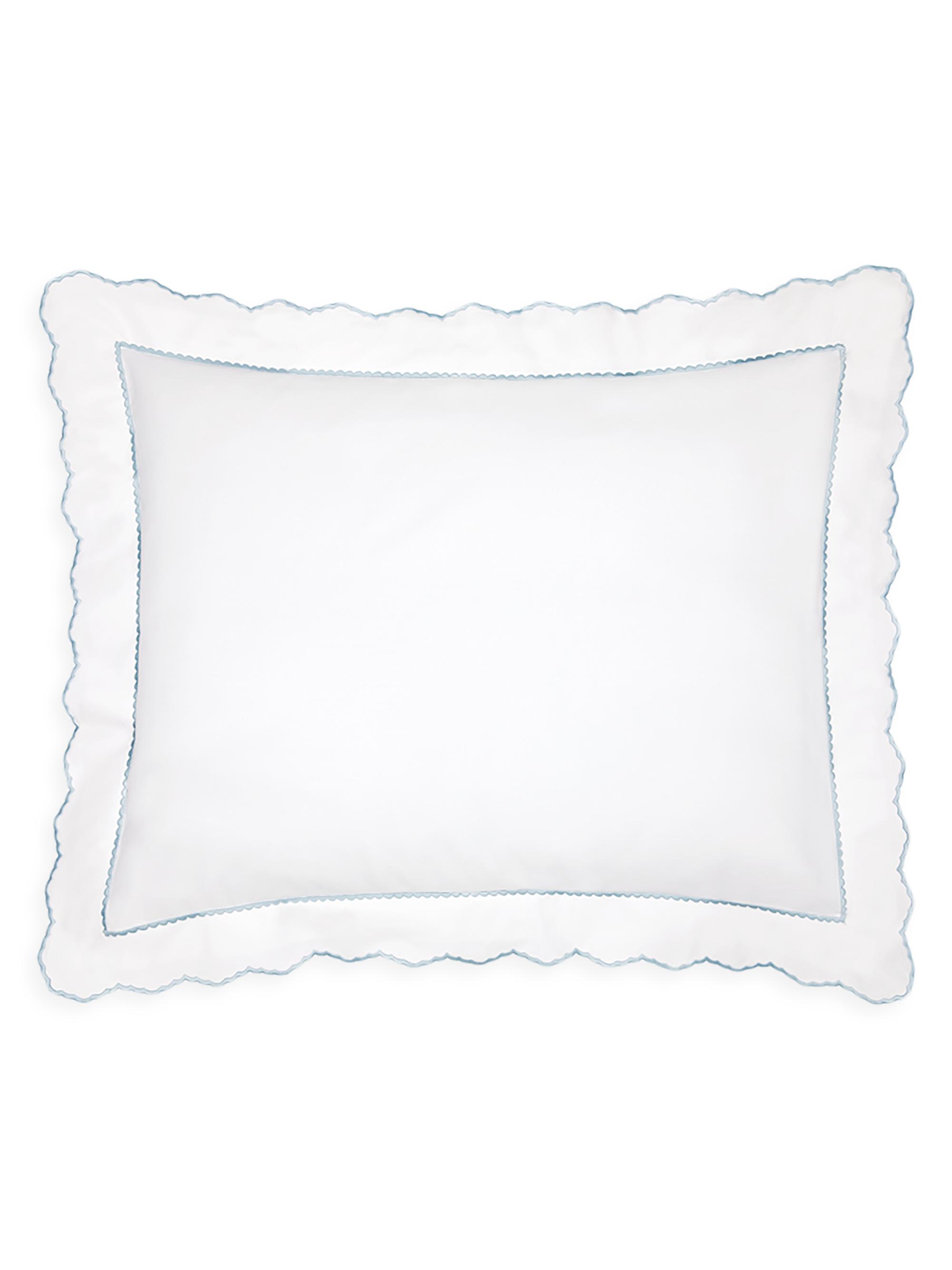 Sferra Pettine Duvet & Shams Collection - White Sky Standard