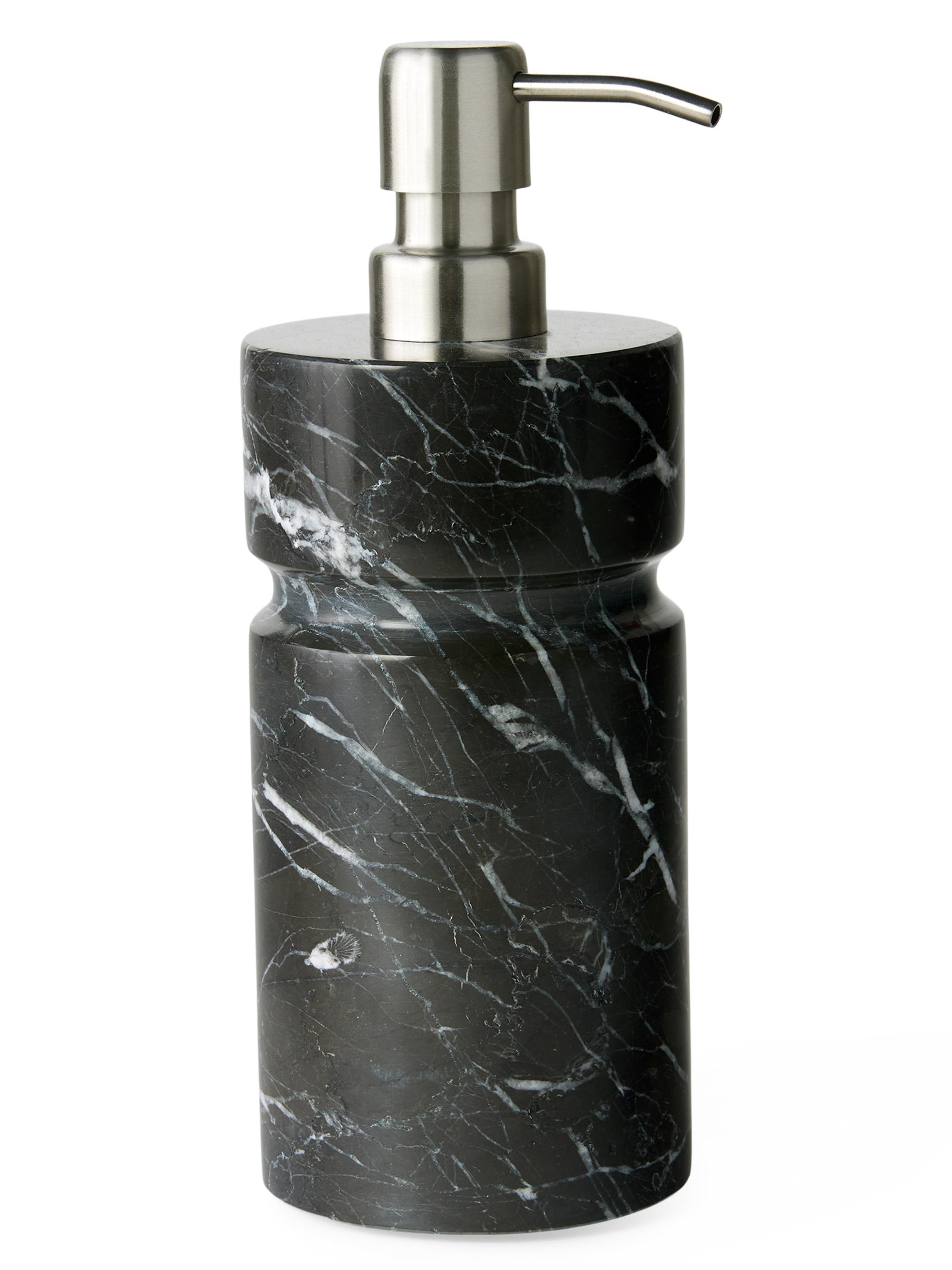 Sferra Marquina Marble Soap Dispenser - Black