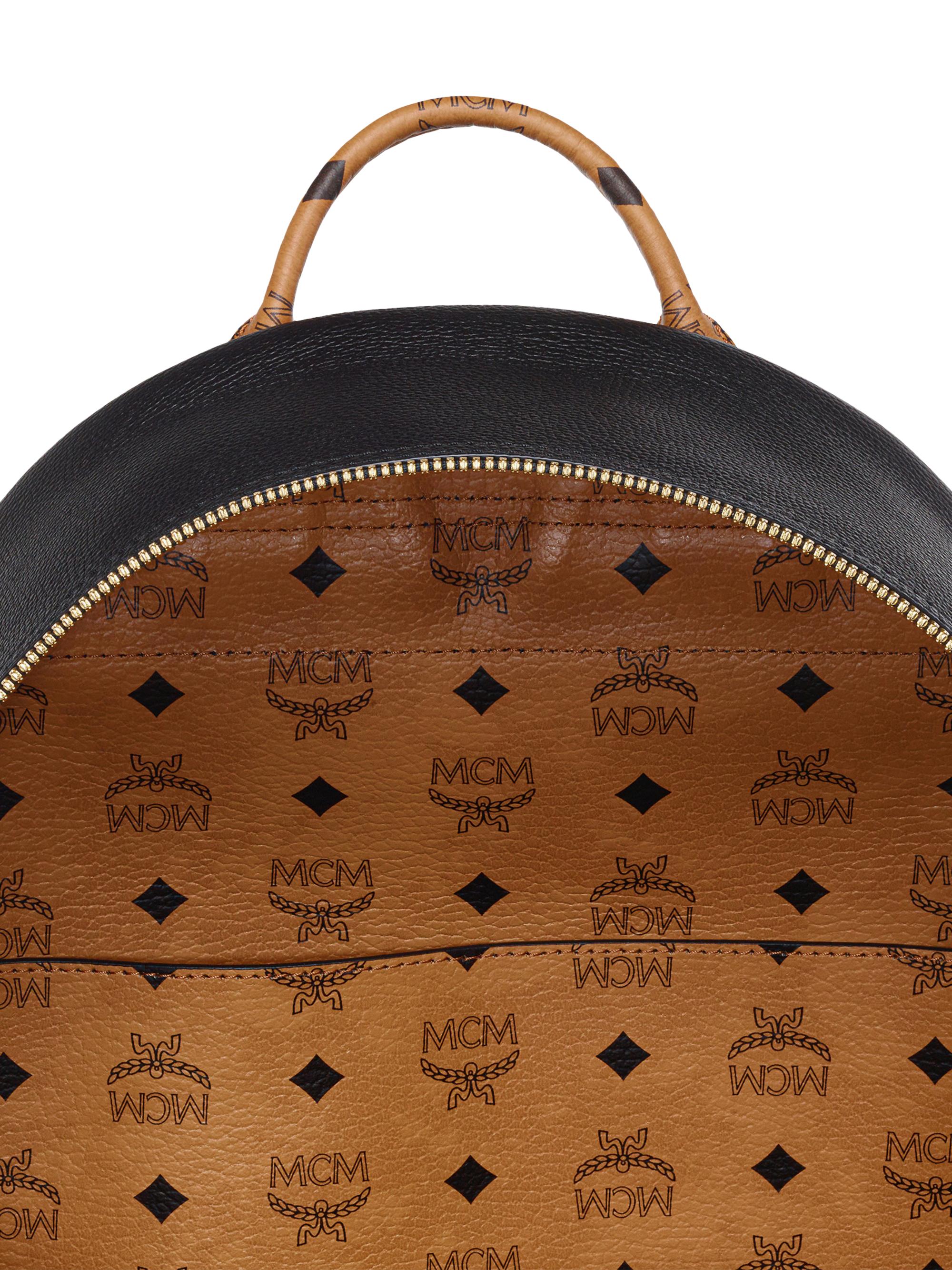 MCM Stark Embossed Leather backpack MCM Stark Medium Embossed Leather Backpack | Saks Fifth Avenue main image 4