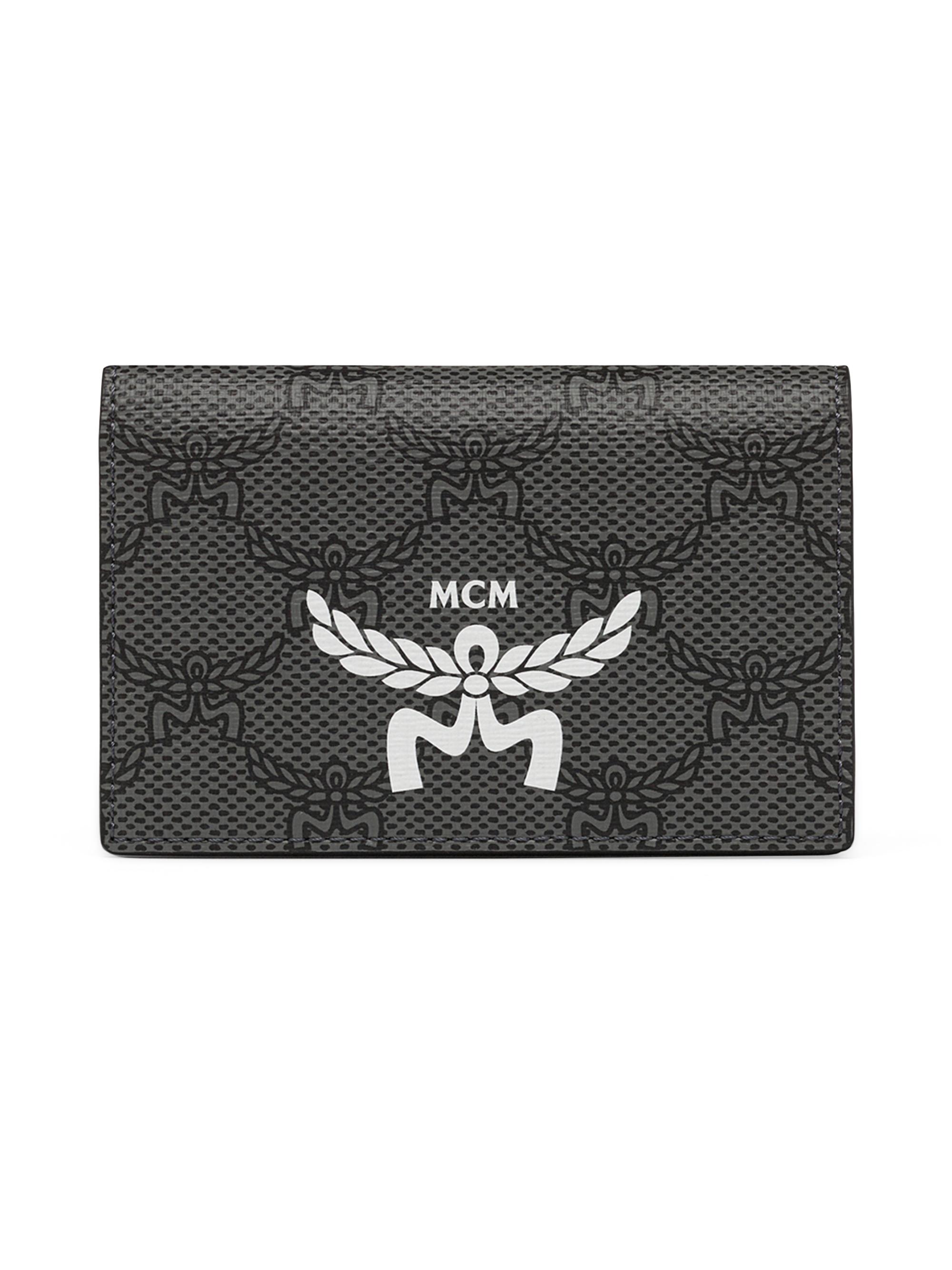 MCM Men's Lauretos Card Case - Dark Grey